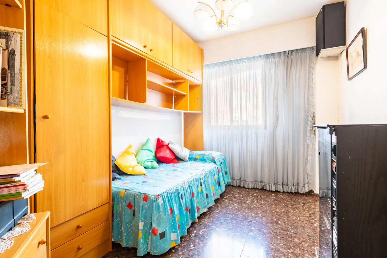 Bedroom of Flat for sale in Mislata  with Air Conditioner, Heating and Balcony