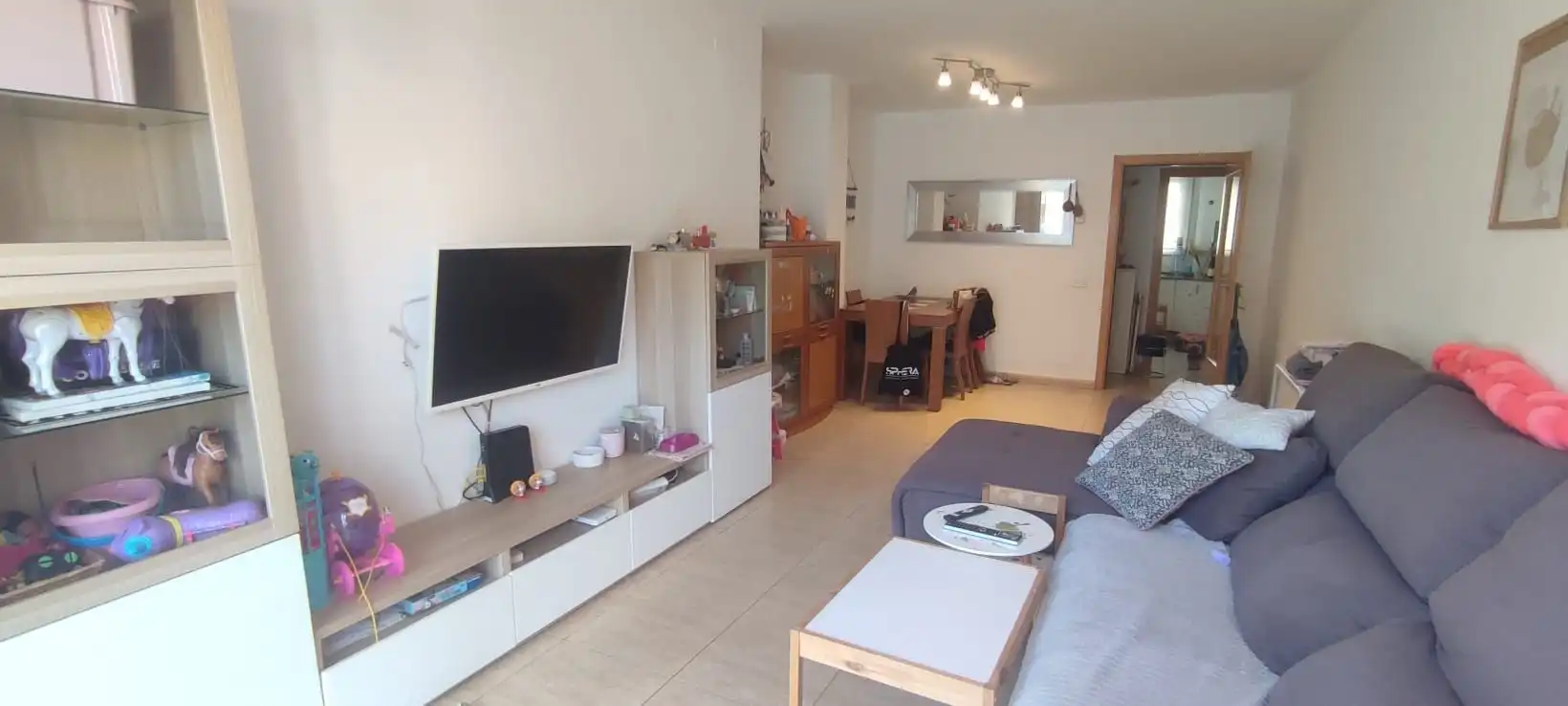 Sala de estar de Piso en venta en Vallirana con Aire acondicionado, Calefacción y Terraza