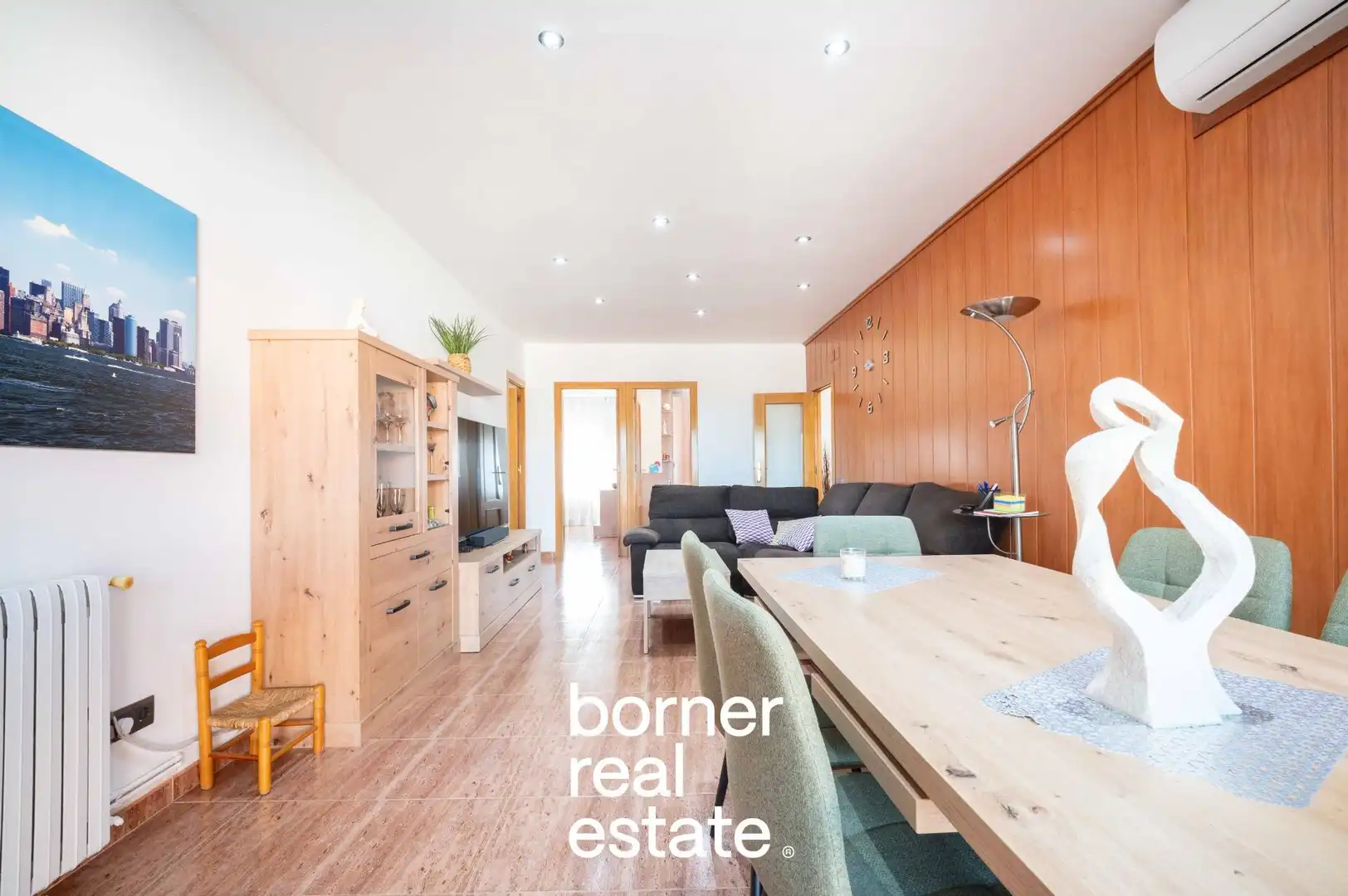 Sala de estar de Piso en venta en Sabadell con Aire acondicionado, Calefacción y Terraza
