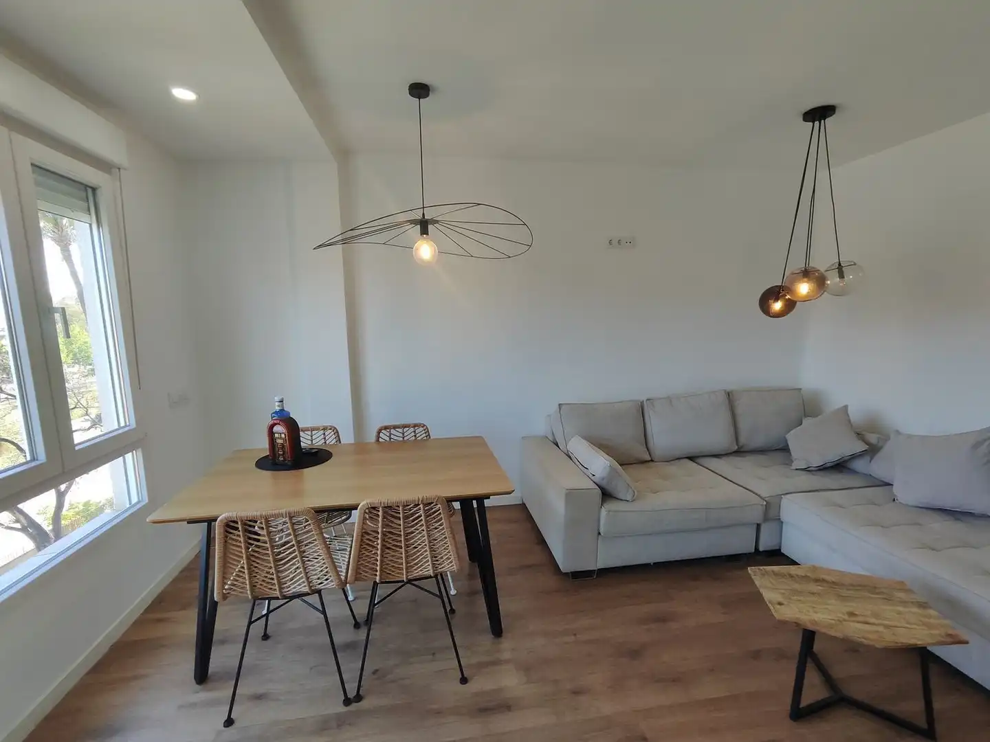 Sala de estar de Piso de alquiler en  Murcia Capital con Amueblado