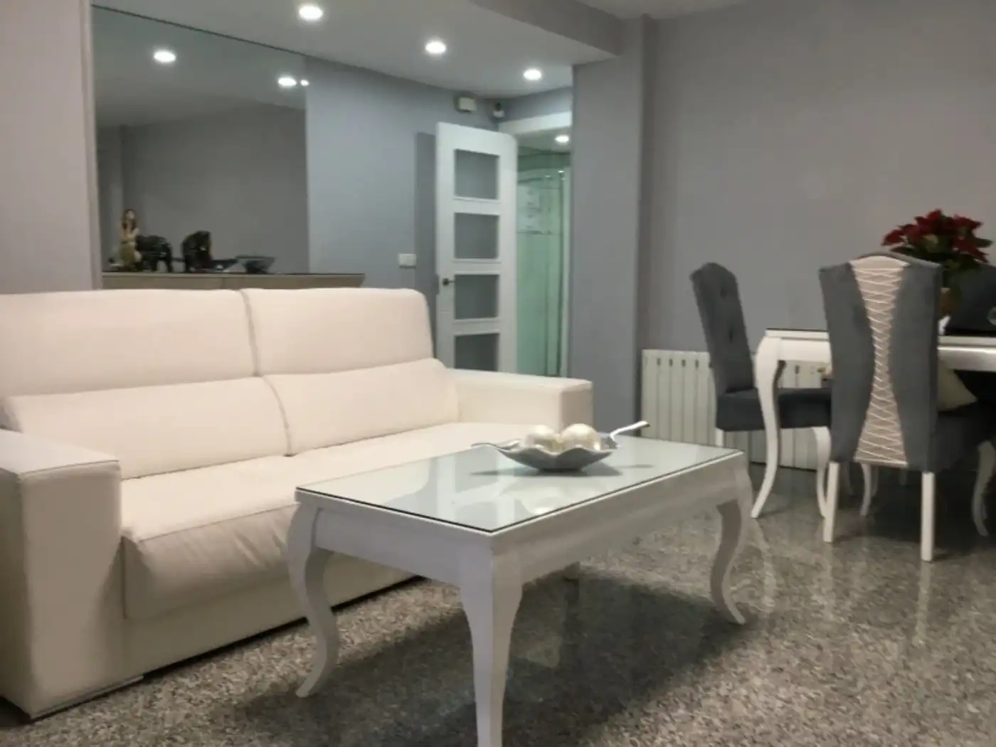 Living room of Flat for sale in Murcia  with Air Conditioner, Furnished and Balcony