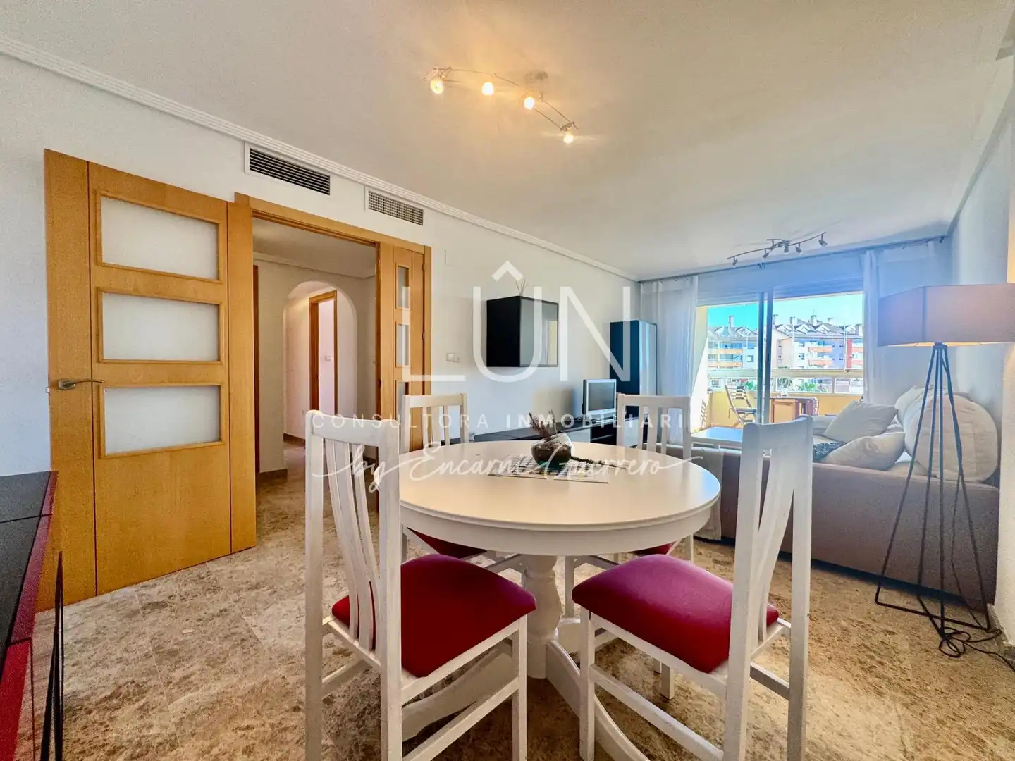 Comedor de Apartamento de alquiler en Molina de Segura con Aire acondicionado, Terraza y Amueblado