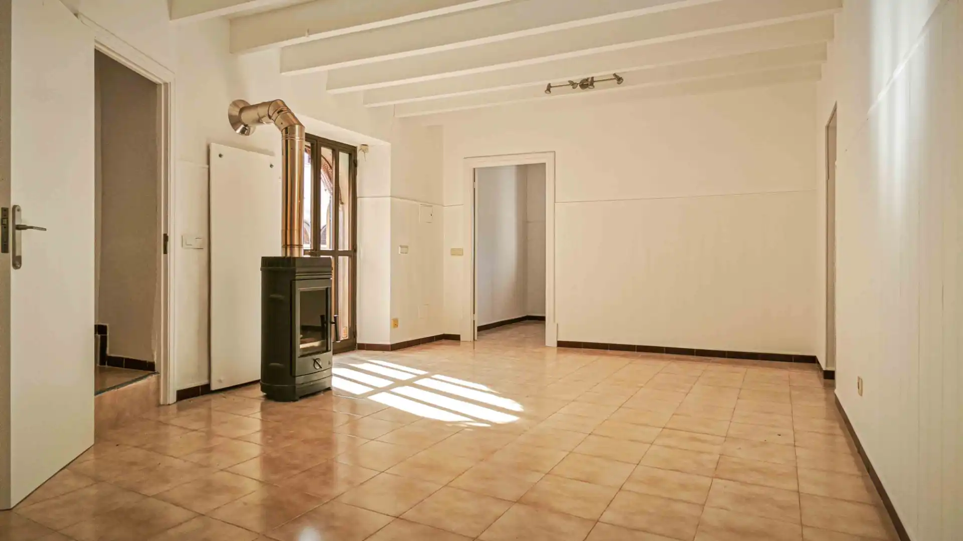 Sala d'estar de Casa o xalet de lloguer en Ses Salines amb Jardí privat i Forn