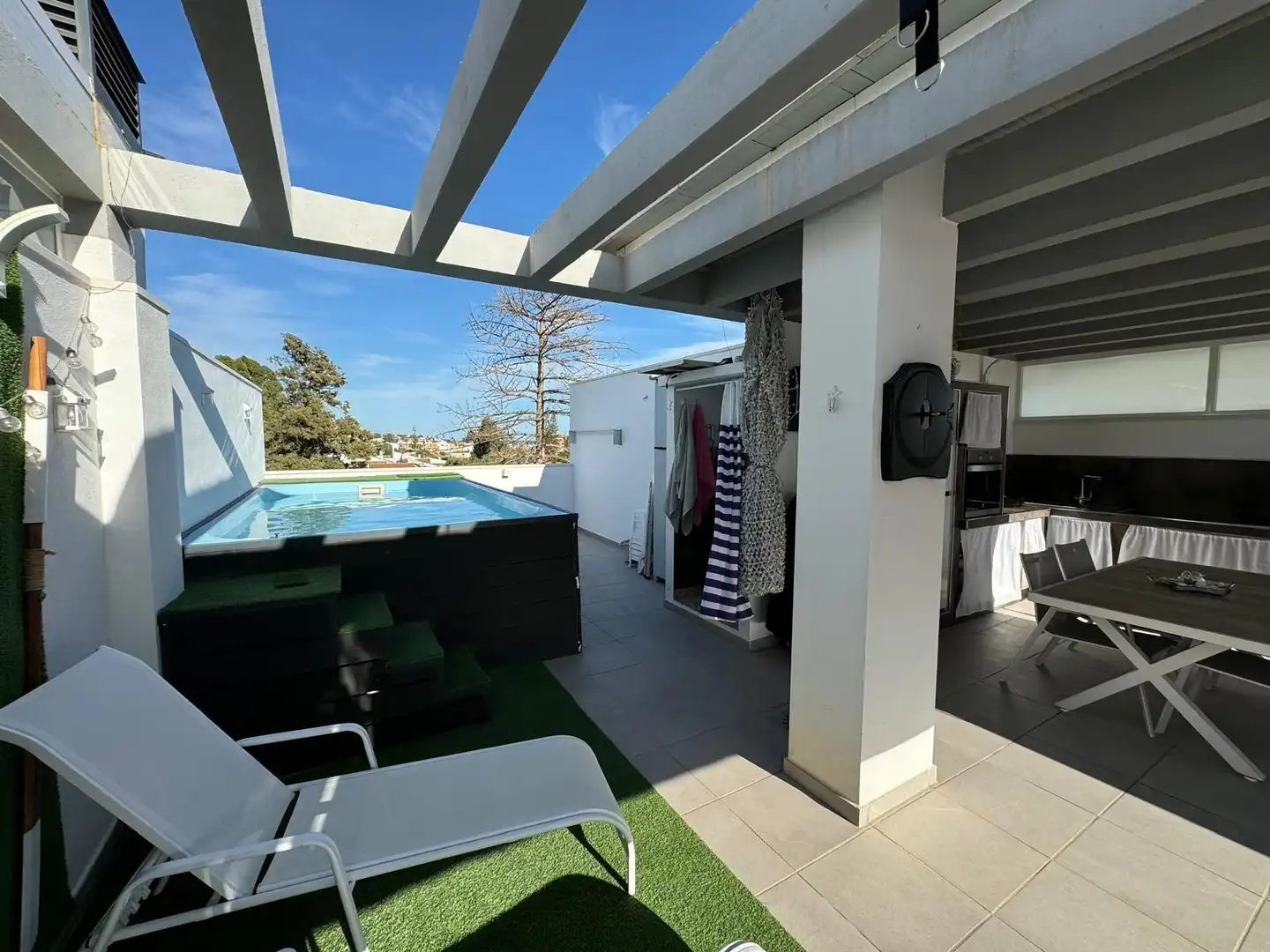 Terrasse von Dachboden zum Verkauf in Rincón de la Victoria mit Terrasse und Abstellraum