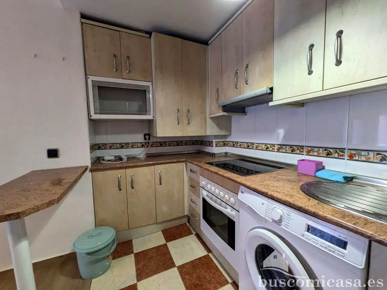 Kitchen of Flat for rent in Linares  with Air Conditioner, Parquet flooring and Furnished
