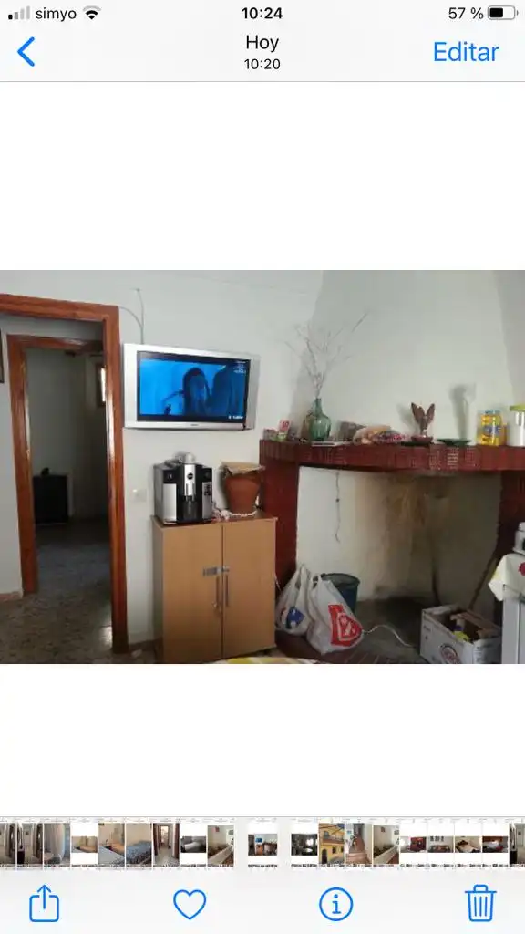 Sala de estar de Finca rústica en venta en Hinojares, Jaén