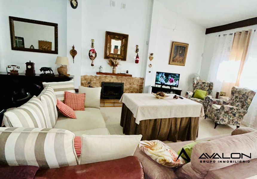 Sala d'estar de Finca rústica en venda en Aljaraque amb Aire condicionat, Calefacció i Jardí privat