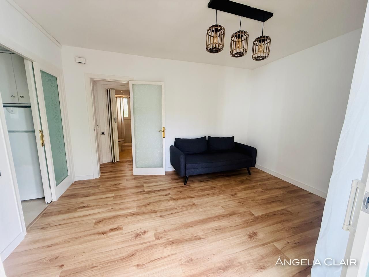 Living room of Apartment to rent in Castelldefels  with Parquet flooring, Terrace and Storage room