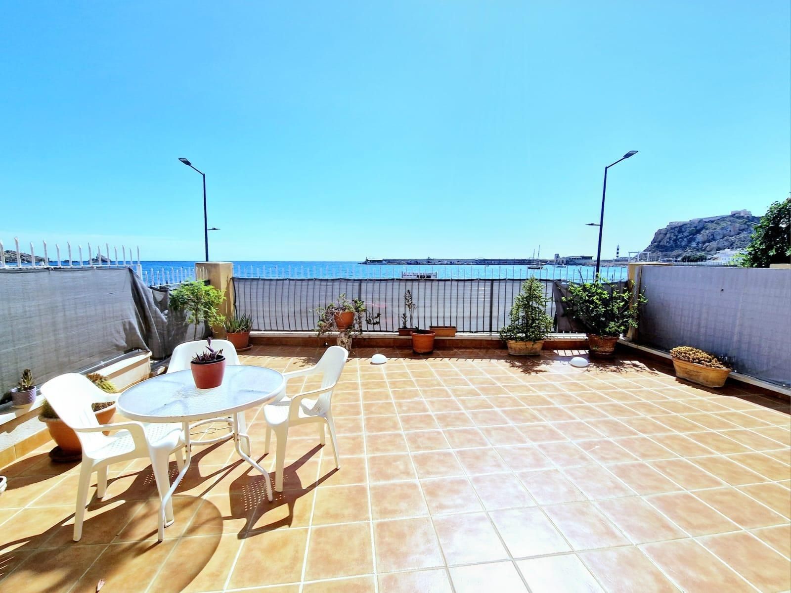 Terrace of Flat for sale in Águilas  with Air Conditioner, Heating and Private garden