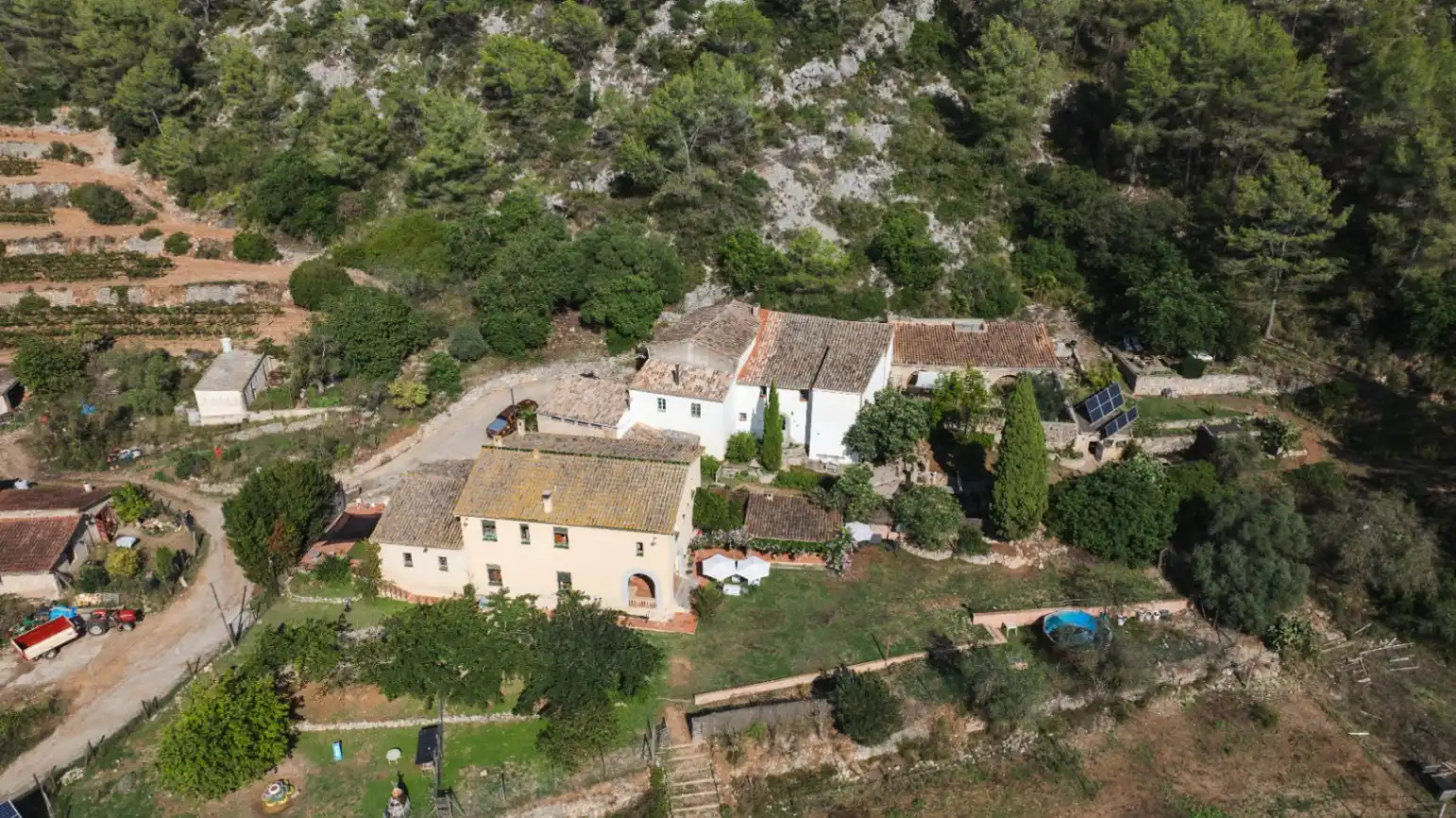 Jardí de Finca rústica en venda en Sant Pere de Ribes amb Calefacció, Jardí privat i Terrassa