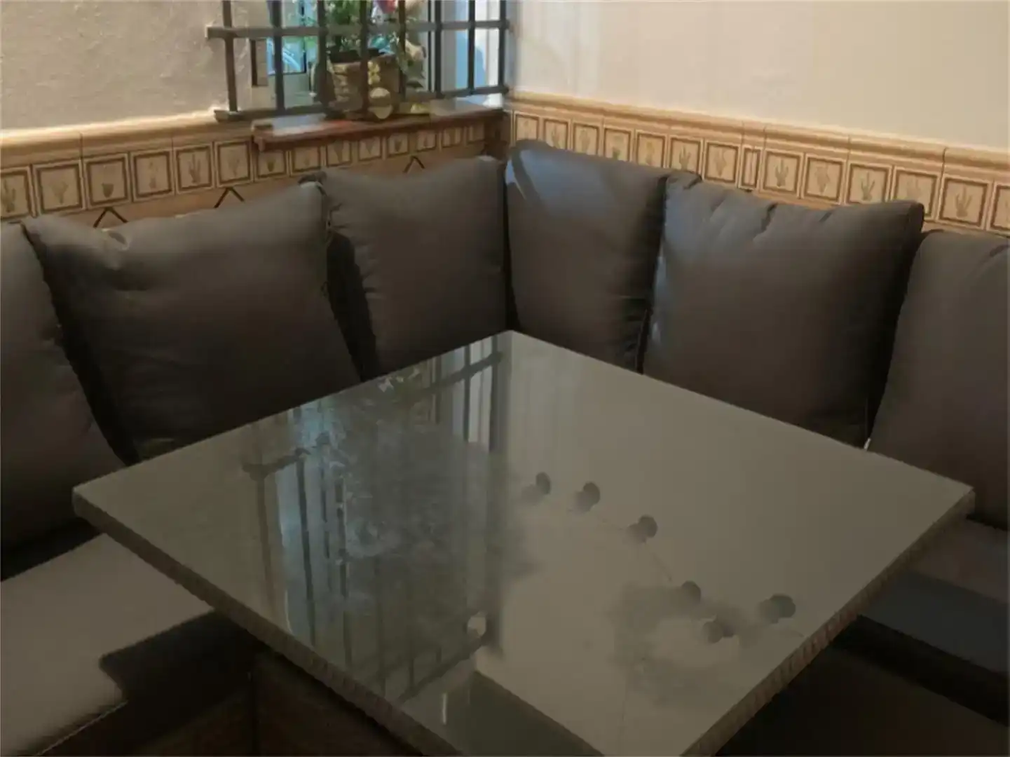 Menjador de Casa adosada en venda en Algodonales amb Aire condicionat, Parquet i Traster