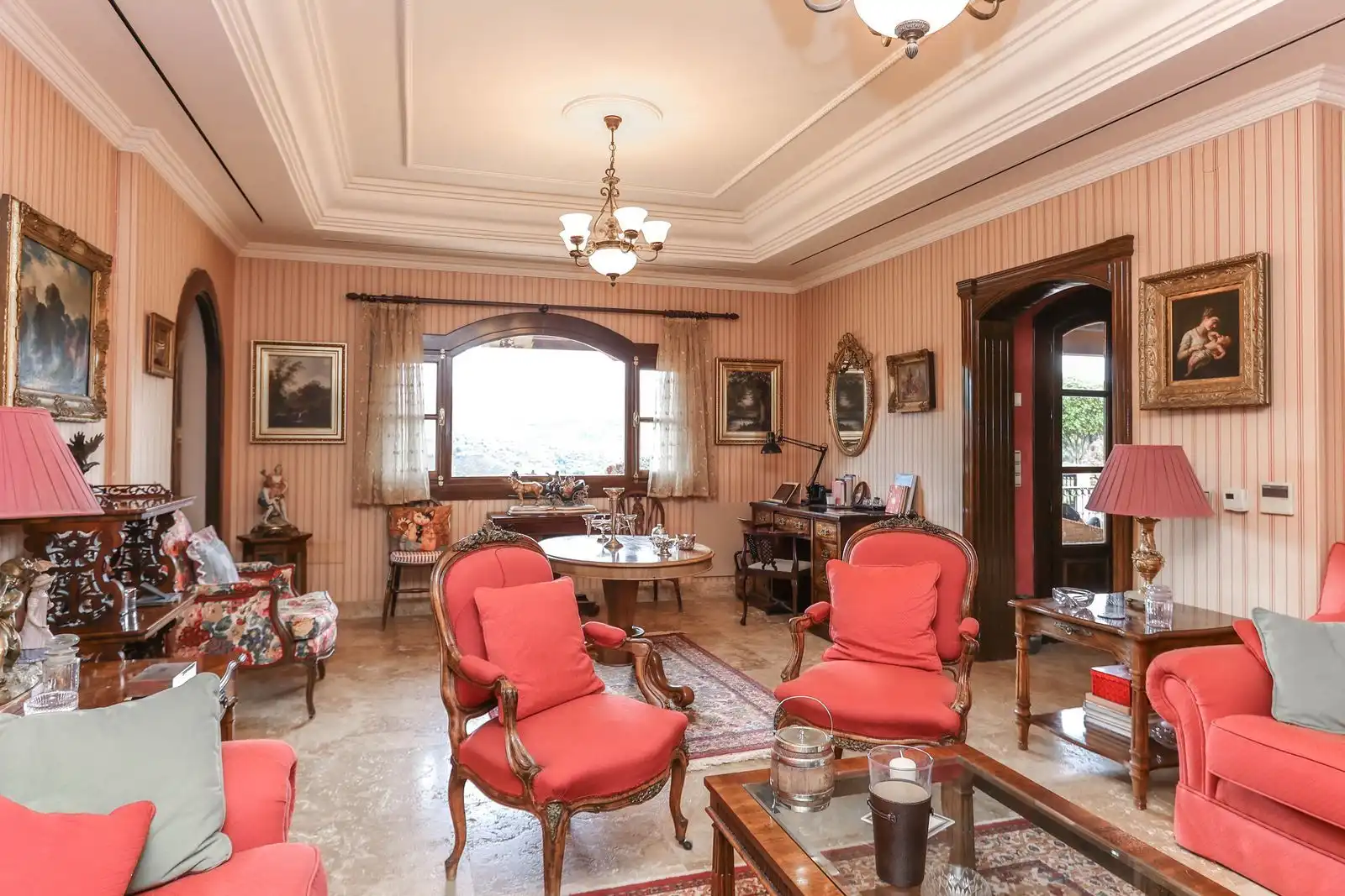 Sala de estar de Casa o chalet en venta en Monda con Aire acondicionado, Jardín privado y Trastero