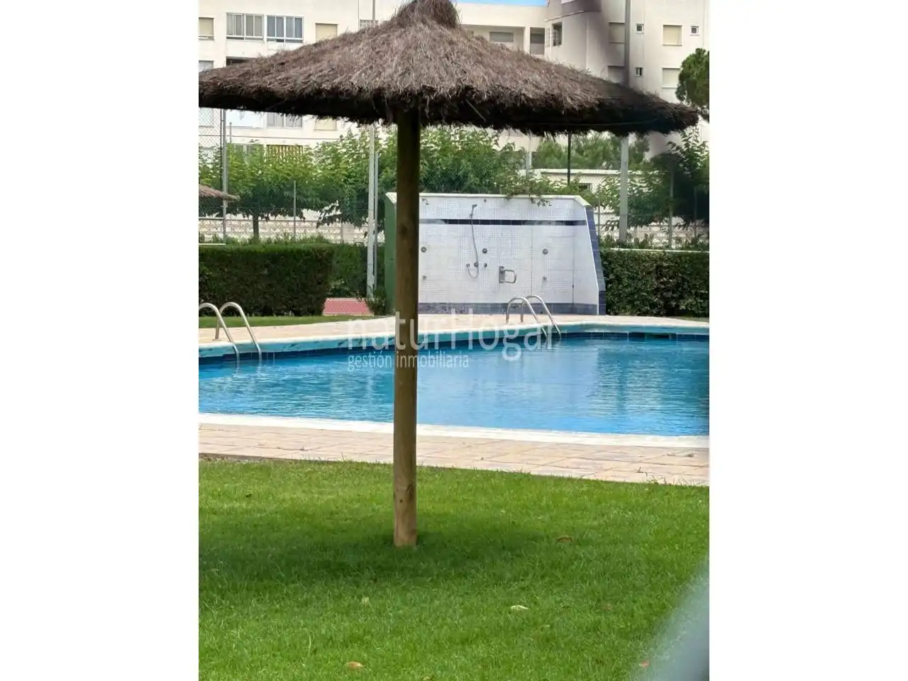 Piscina de Apartamento de alquiler en Canet d'En Berenguer con Aire acondicionado, Amueblado y Piscina comunitaria