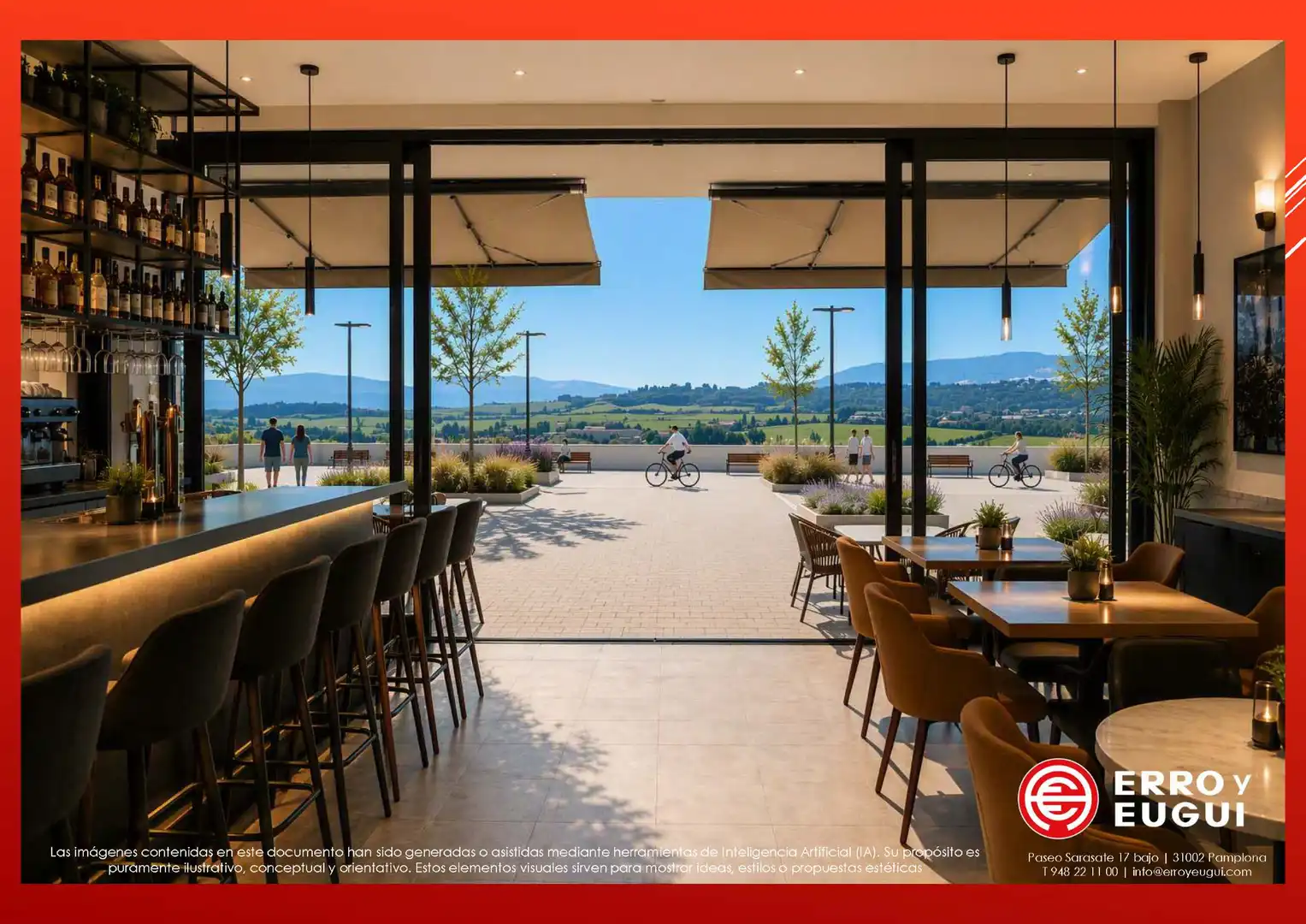 Terrace of Commercial properties for rent in  Pamplona / Iruña