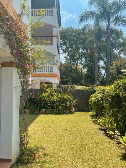 Garden of Flat to rent in Marbella  with Air Conditioner, Heating and Private garden