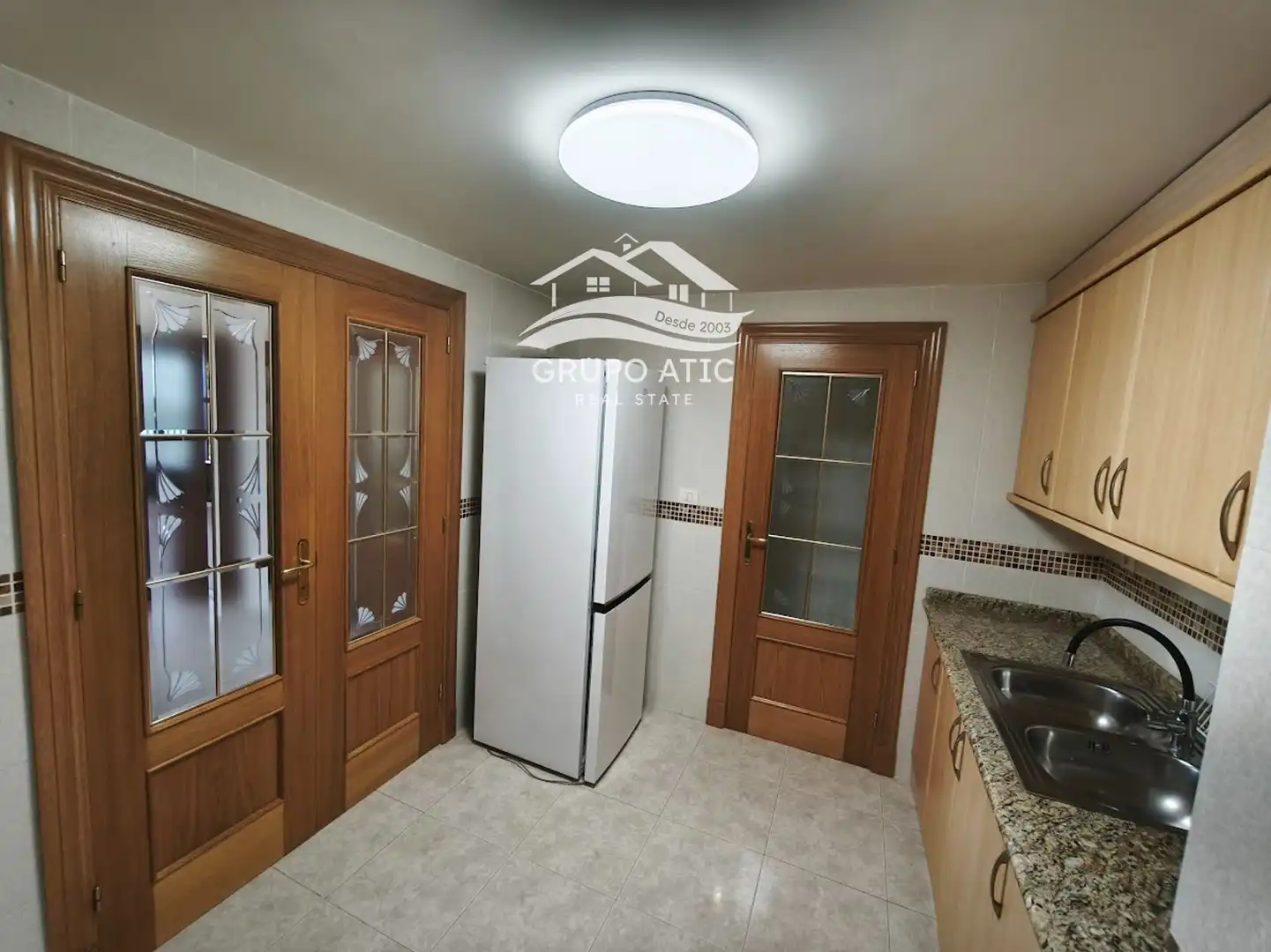 Cocina de Apartamento en venta en Burriana / Borriana con Calefacción, Terraza y Amueblado