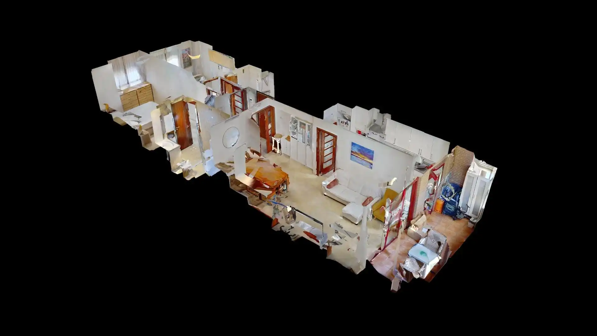 Wohnung zum Verkauf in Valencia mit Klimaanlage, Privatgarten und Terrasse