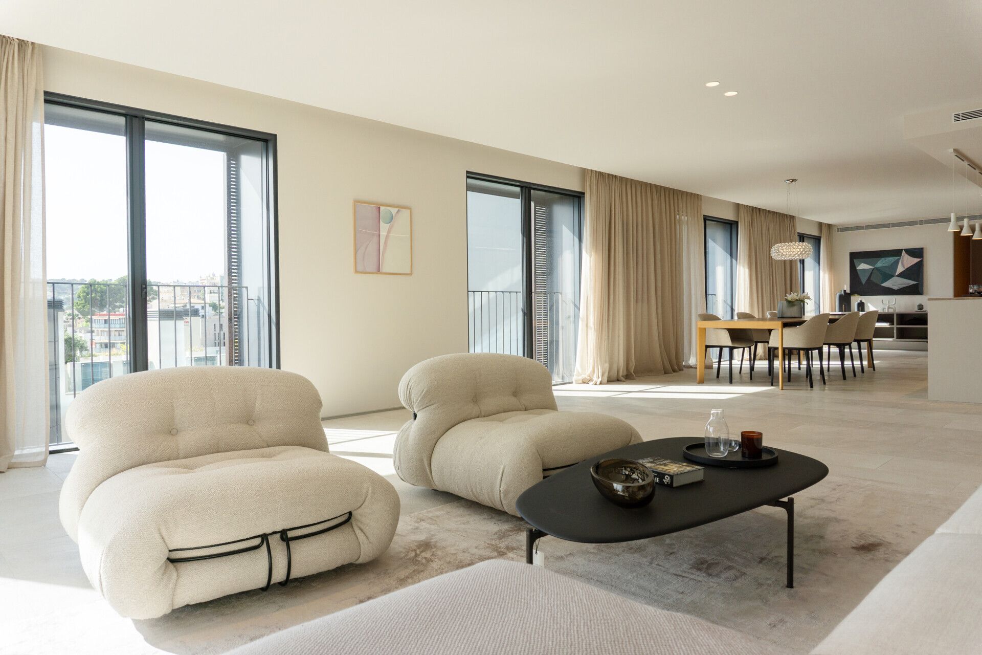 Living room of Apartment for sale in  Palma de Mallorca  with Air Conditioner, Heating and Terrace