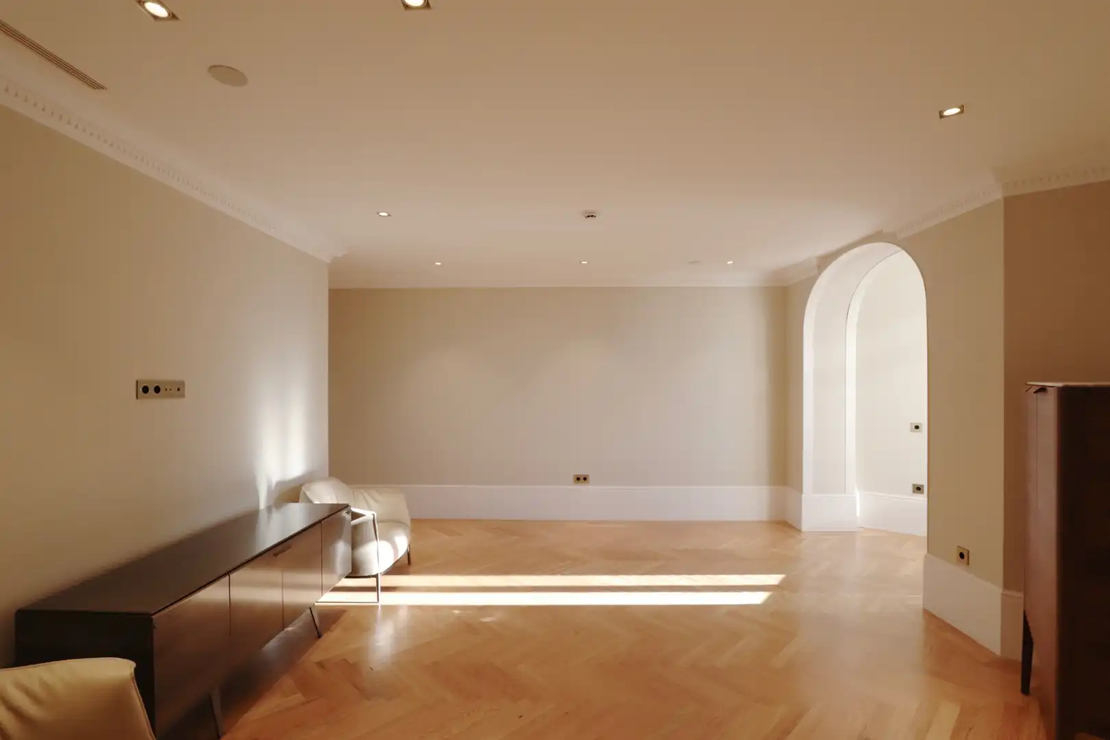 Sala de estar de Ático en venta en Madrid con Aire acondicionado, Calefacción y Jardín privado