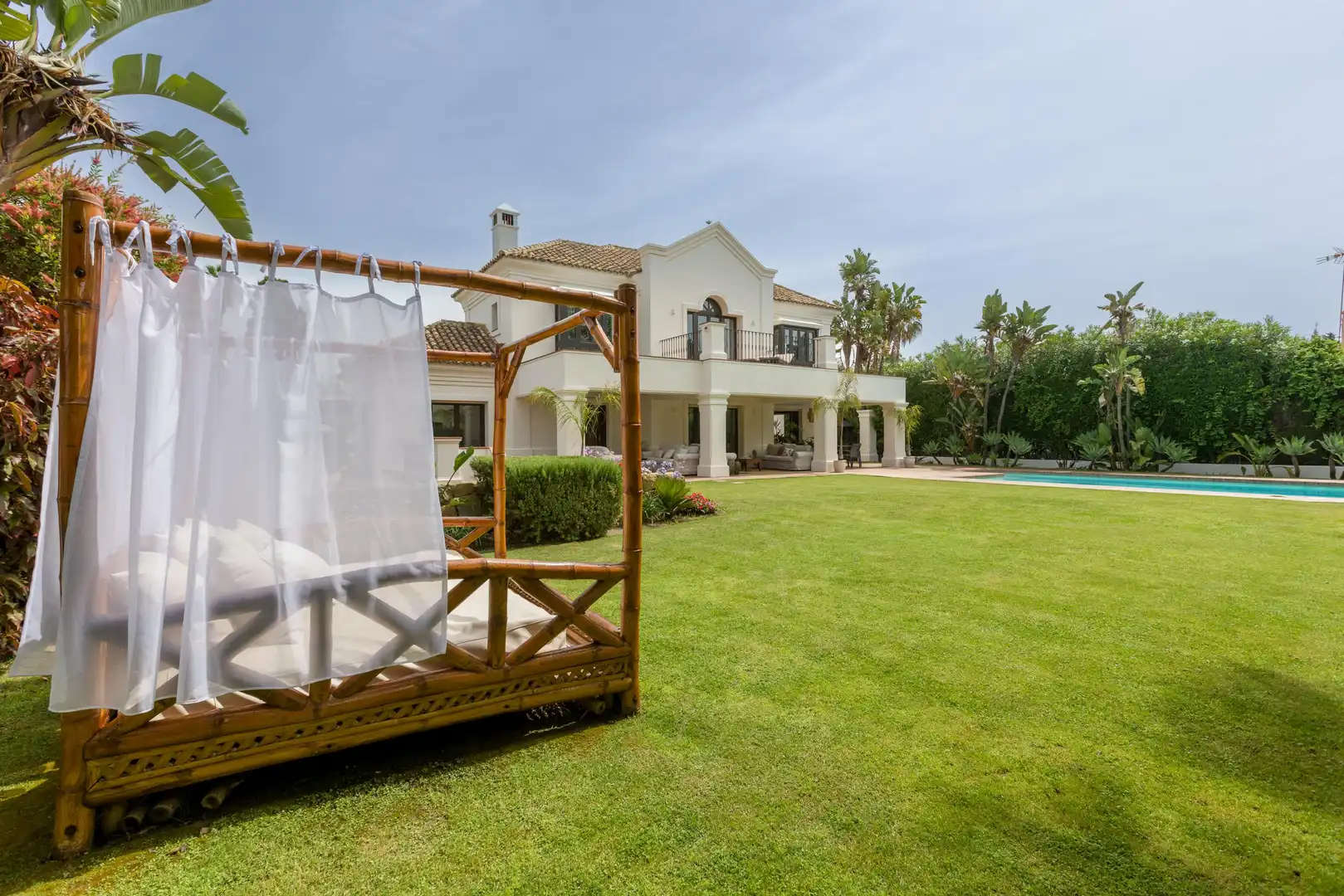 Jardí de Casa o xalet de lloguer en Estepona amb Calefacció, Jardí privat i Terrassa