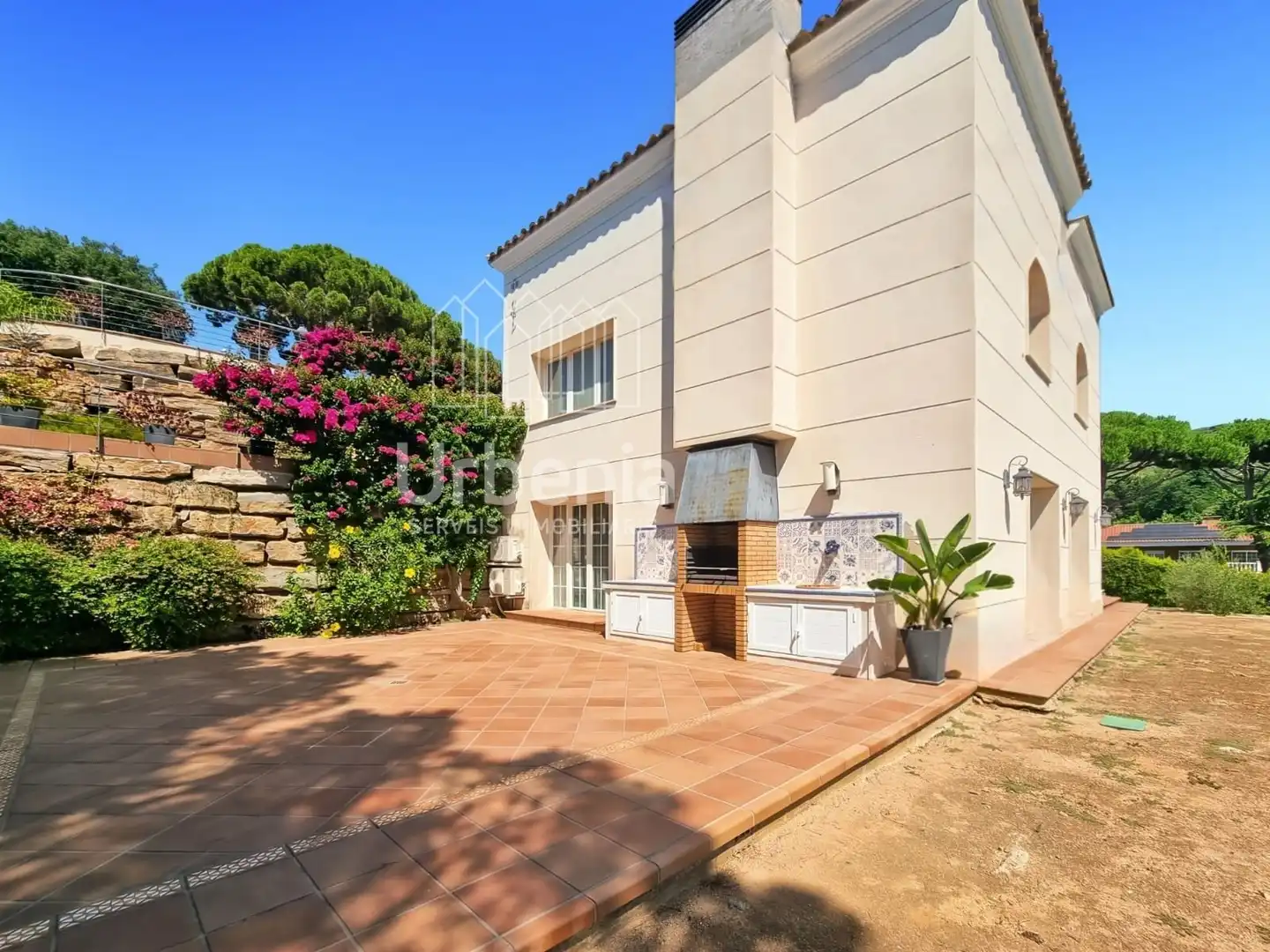 Exterior view of Houses for sale in Sant Andreu de Llavaneres  with Air Conditioner, Heating and Swimming Pool