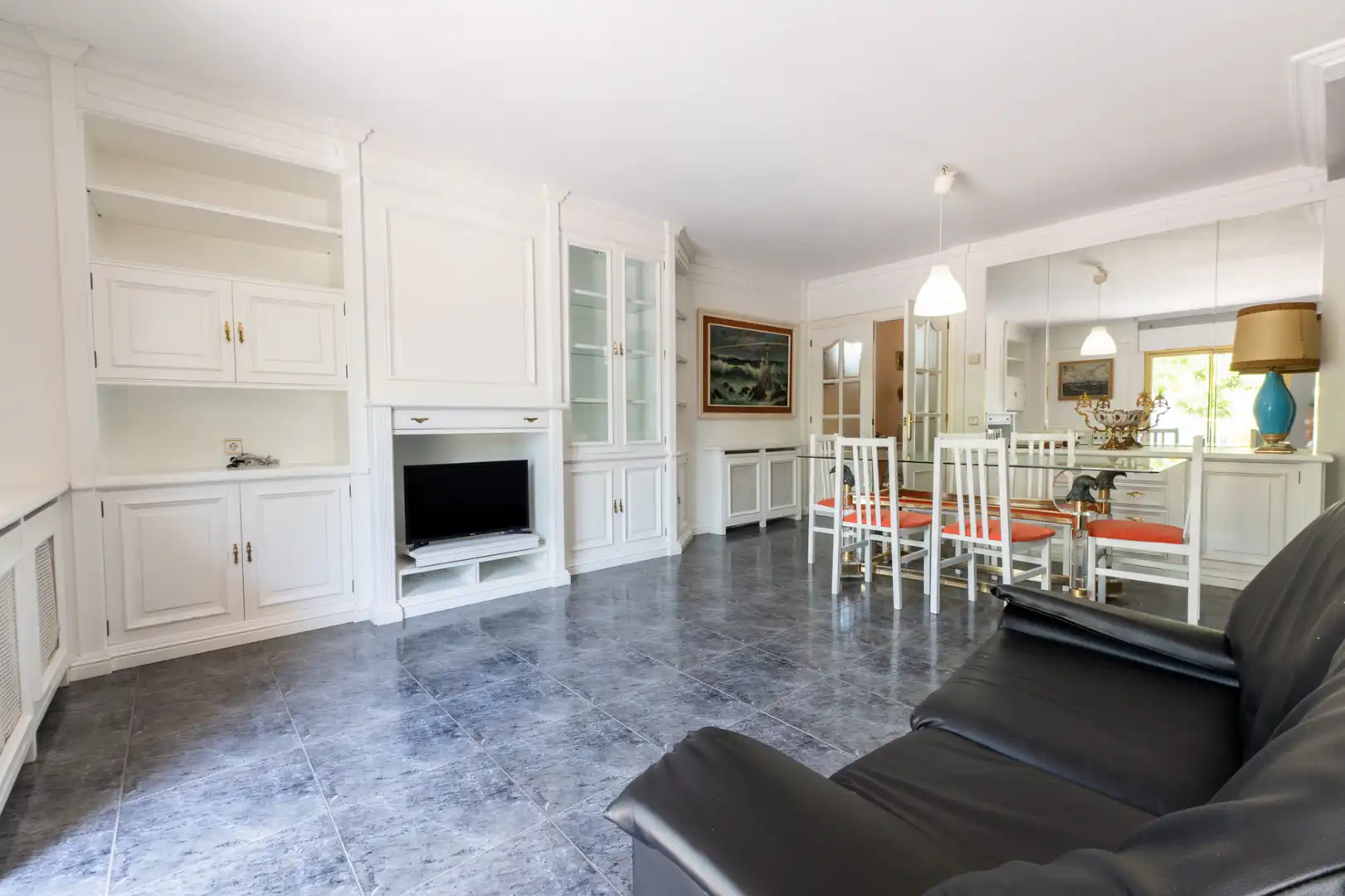 Sala d'estar de Apartament en venda en Castell d'Aro, Platja d'Aro i s'Agaró amb Moblat