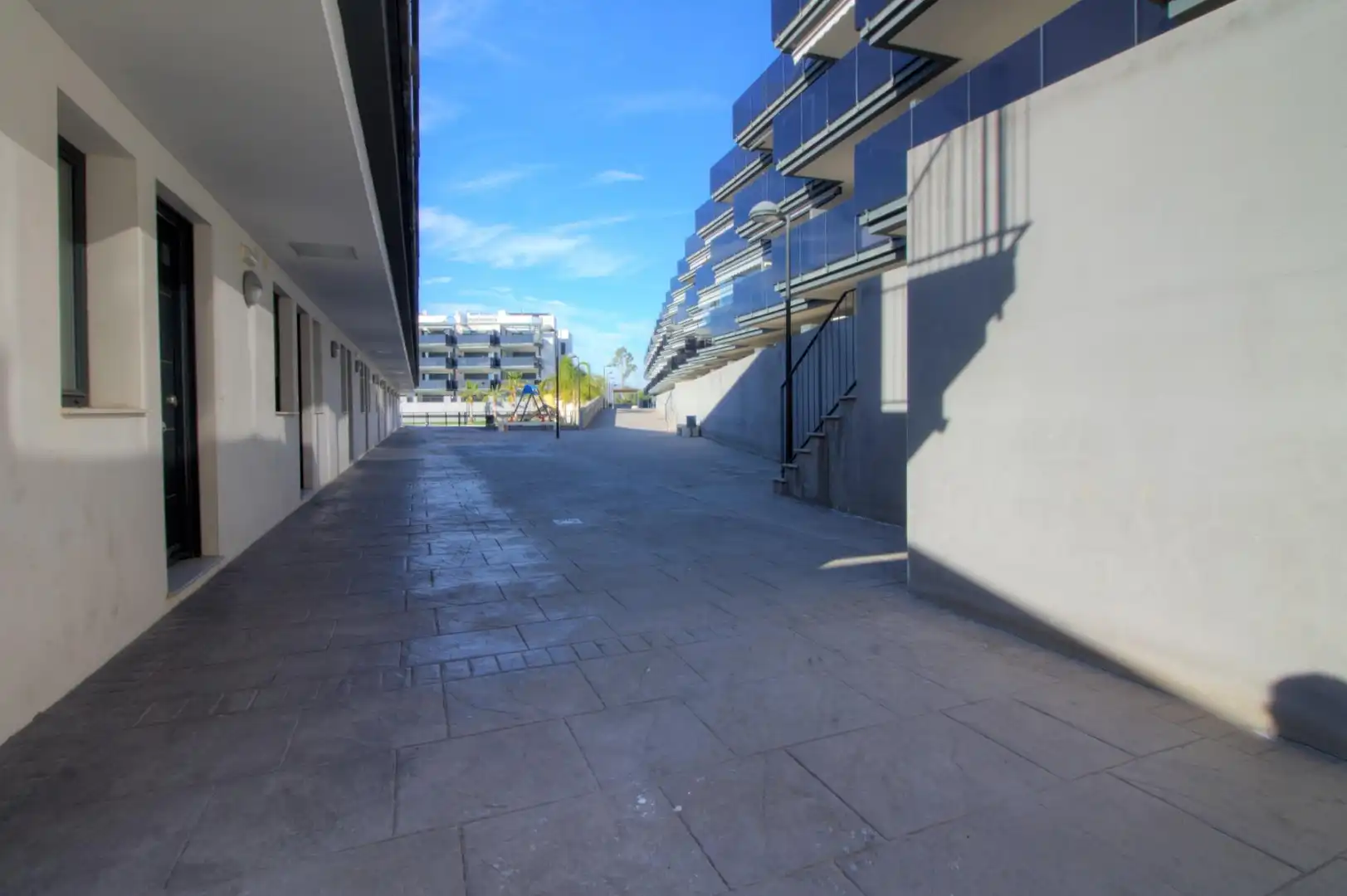 Außenansicht von Wohnungen zur Miete in Almenara mit Klimaanlage, Privatgarten und Terrasse