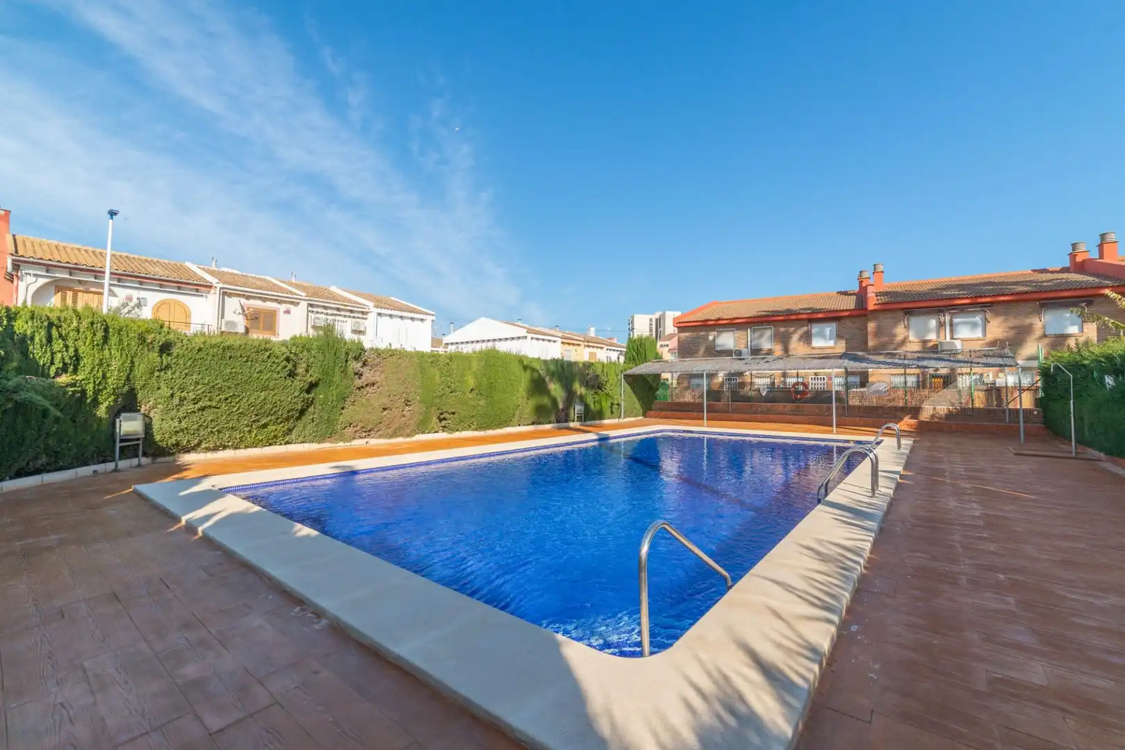 Swimming pool of Detached homes for sale in San Javier  with Private garden, Terrace and Furnished