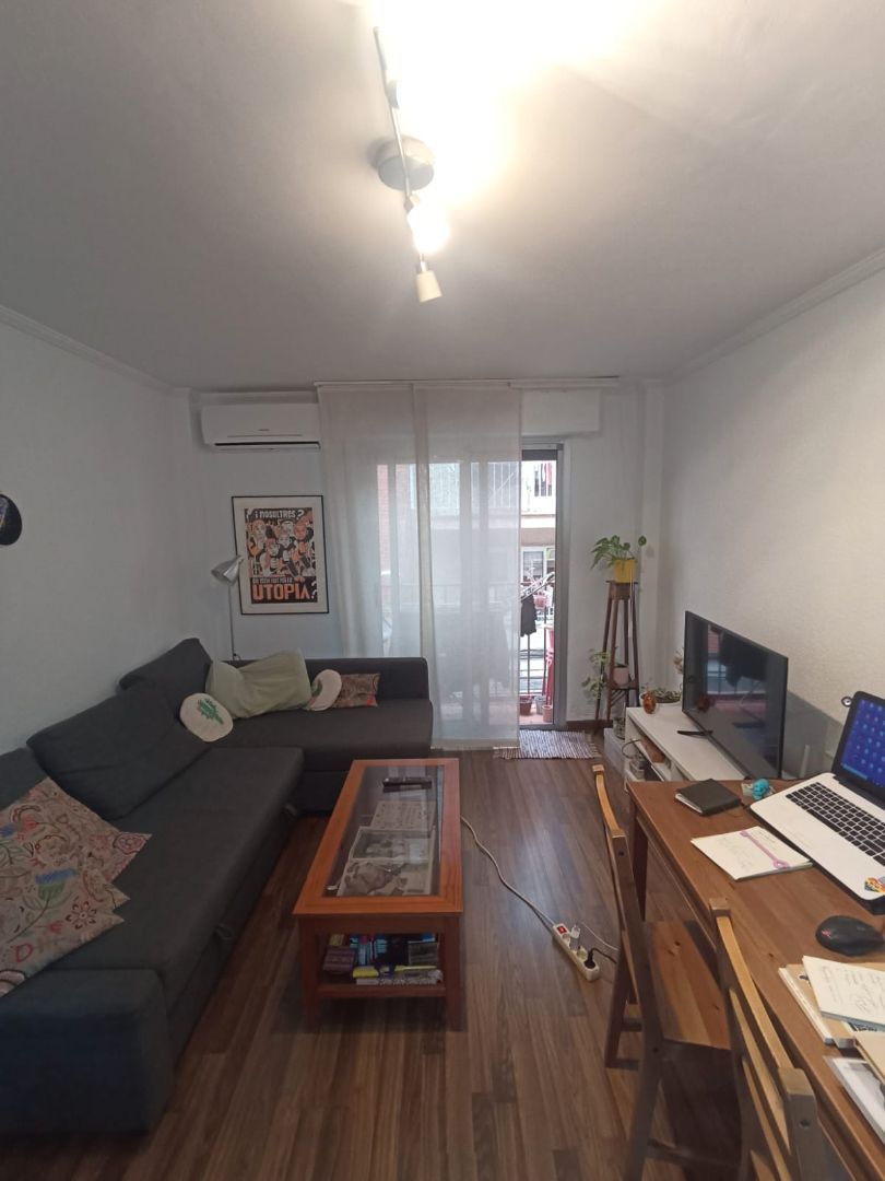 Sala d'estar de Apartament de lloguer en  Murcia Capital amb Aire condicionat, Calefacció i Moblat