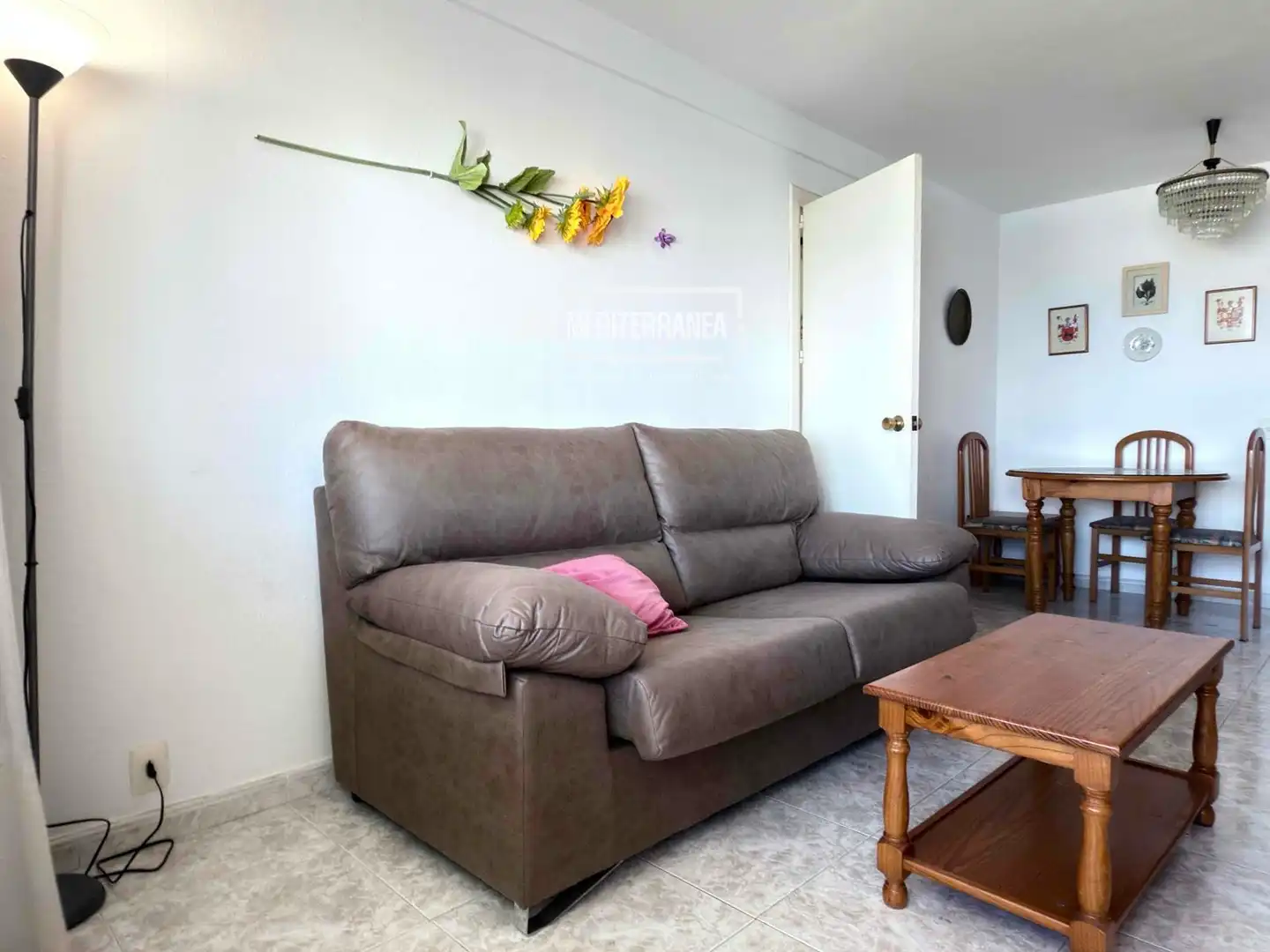Wohnzimmer von Wohnung zum Verkauf in Gandia mit Klimaanlage, Heizung und Terrasse