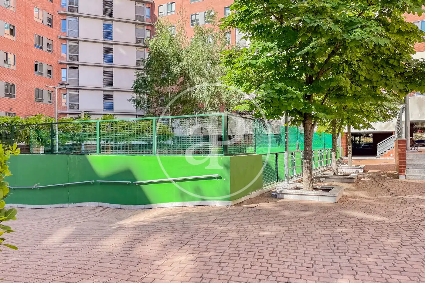 Parking of Flat for sale in Madrid  with Heating, Private garden and Terrace