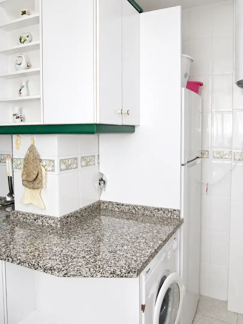 Cuina de Apartament de lloguer en Peñíscola / Peníscola amb Calefacció, Terrassa i Moblat