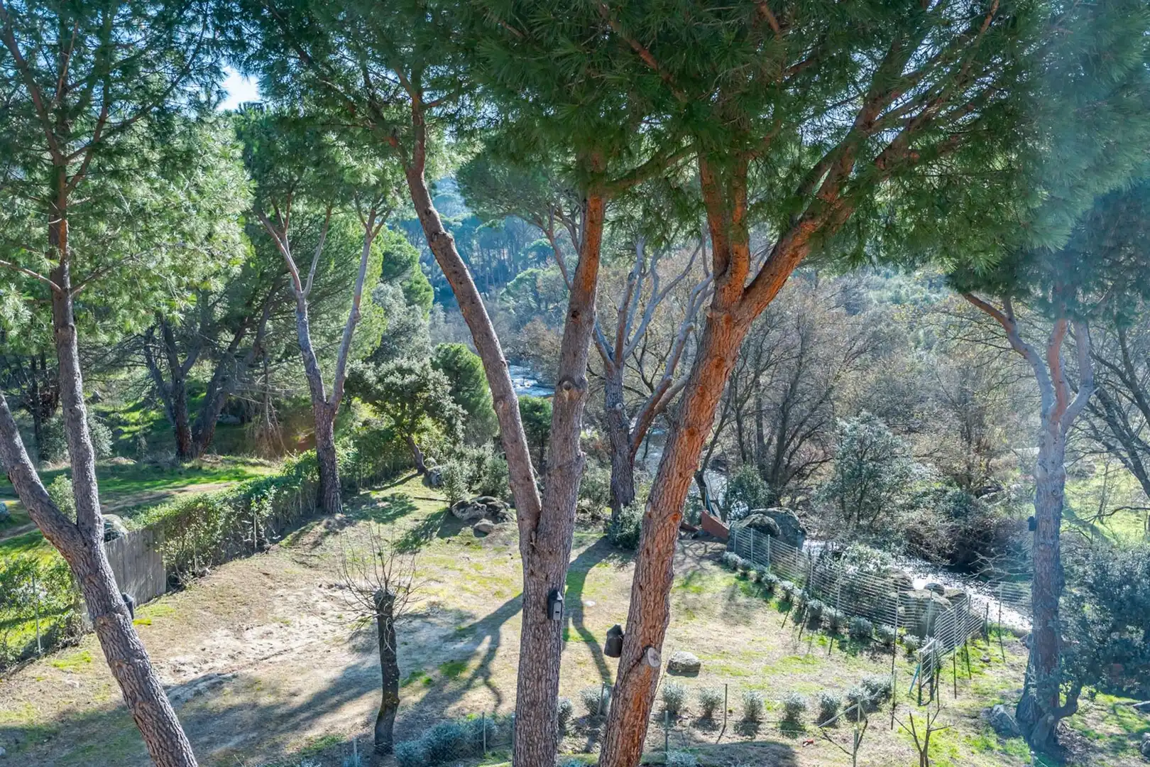 Jardí de Finca rústica en venda en El Tiemblo  amb Calefacció, Jardí privat i Terrassa