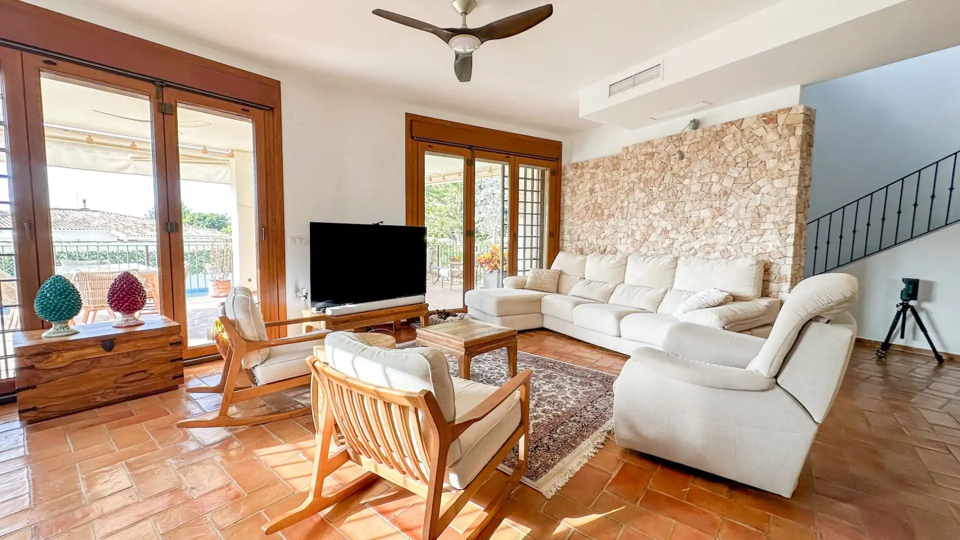 Sala d'estar de Casa o xalet en venda en Orihuela amb Aire condicionat, Calefacció i Jardí privat