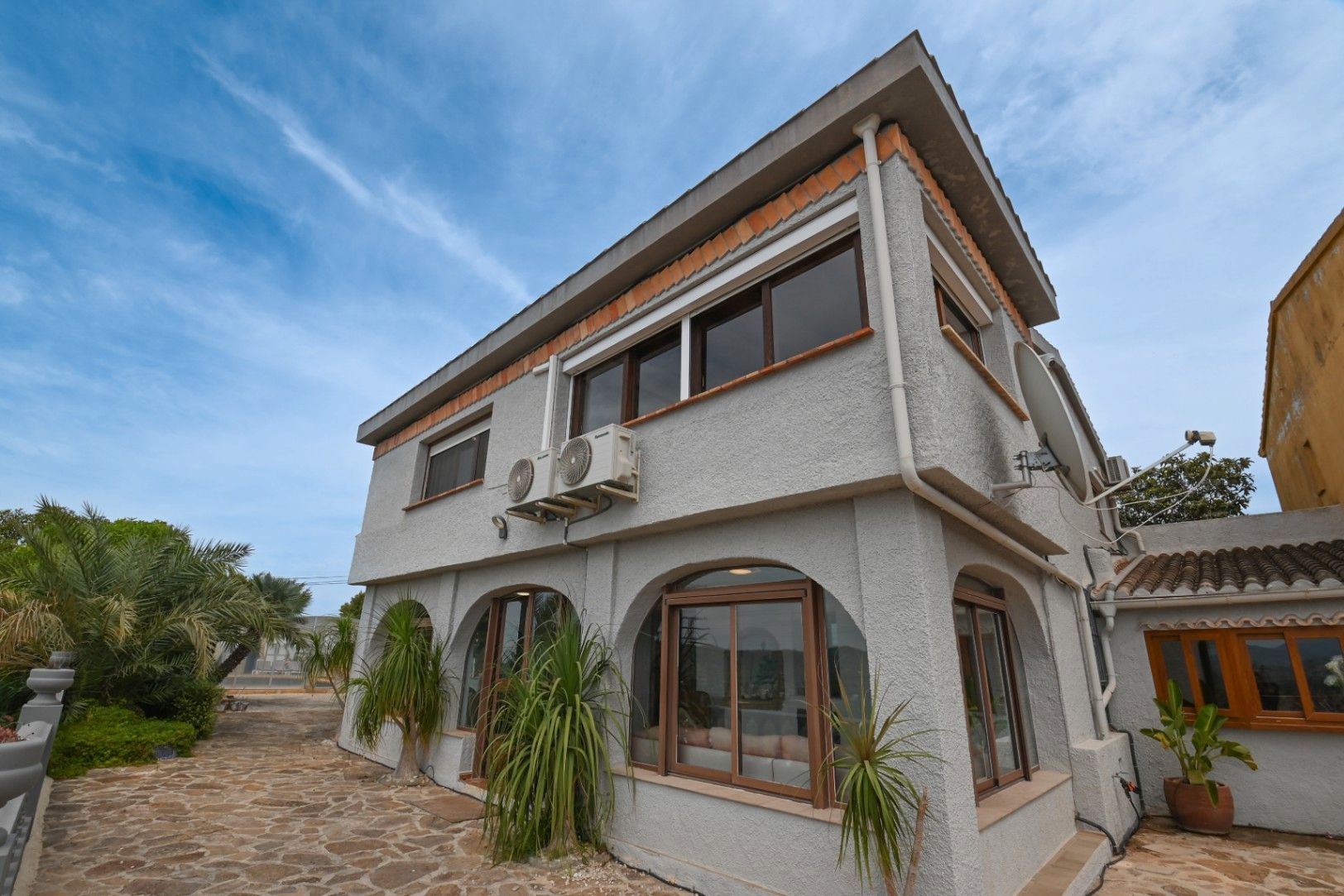 Exterior view of House or chalet for sale in Teulada  with Air Conditioner, Heating and Private garden