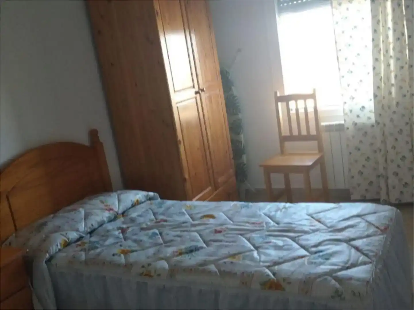 Schlafzimmer von Wohnung zur Miete in Fregenal de la Sierra mit Klimaanlage und Balkon