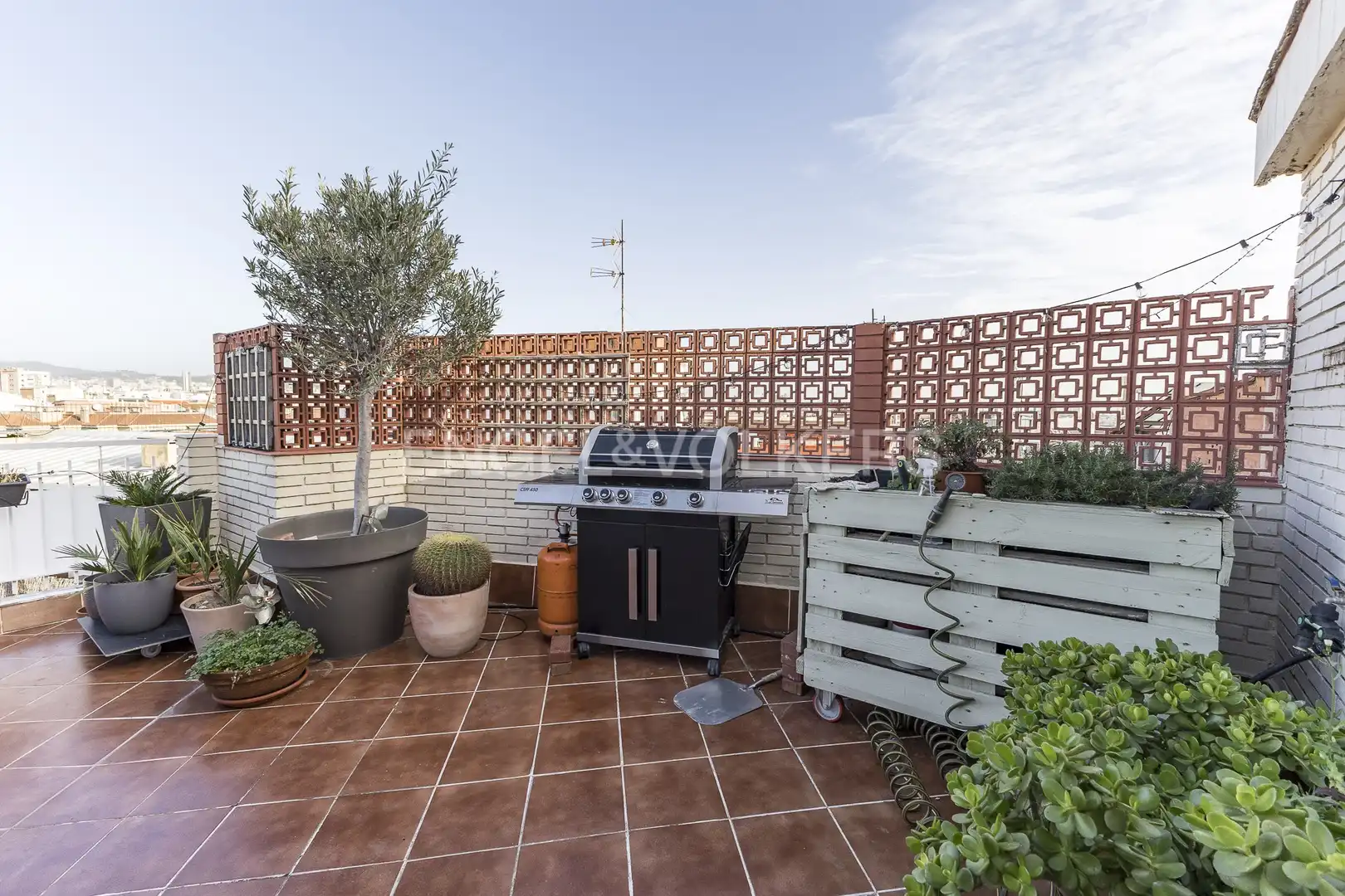 Terraza de Ático de alquiler en Eixample