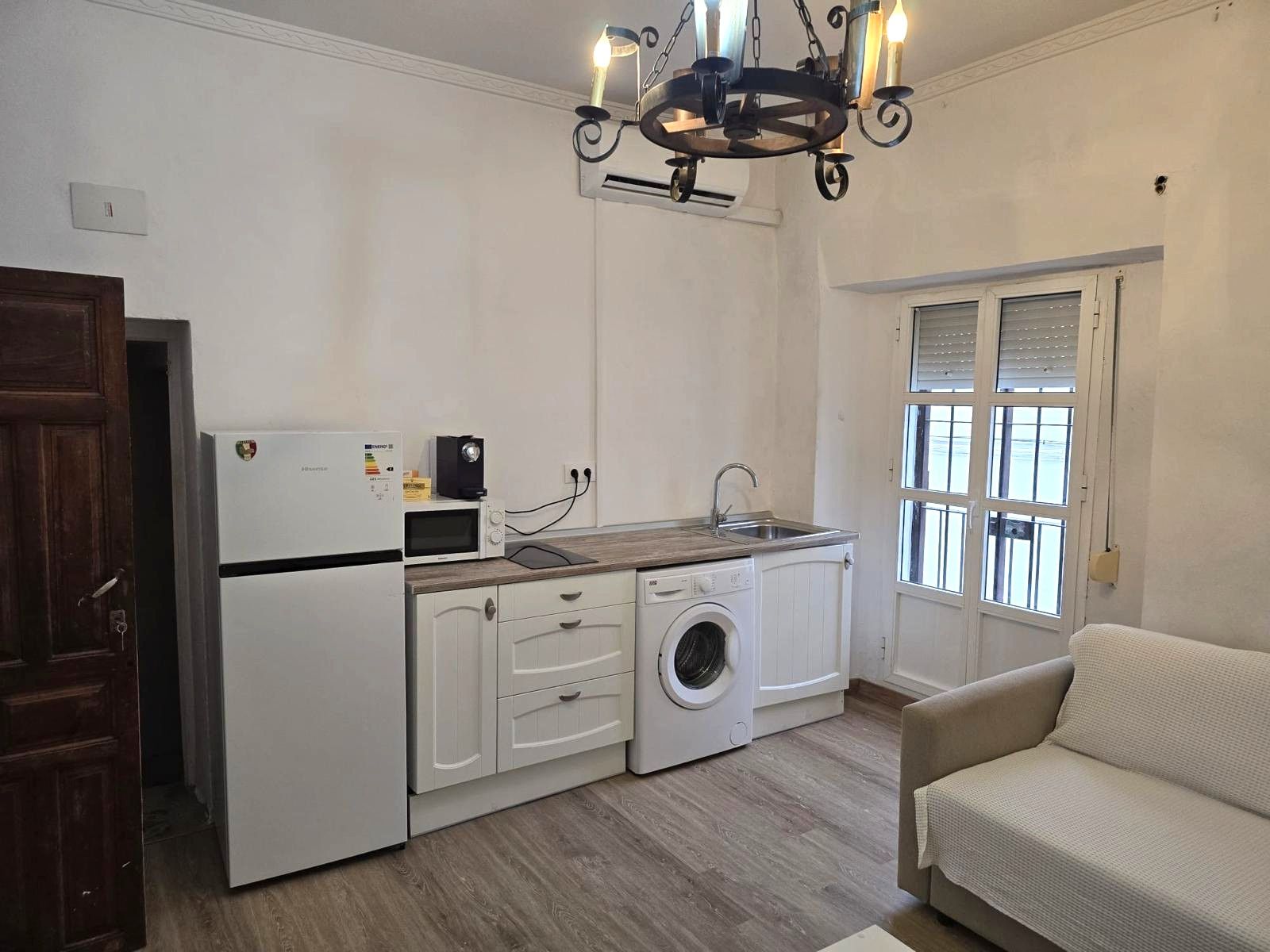 Kitchen of Apartment to rent in Sanlúcar de Barrameda  with Air Conditioner, Heating and Furnished