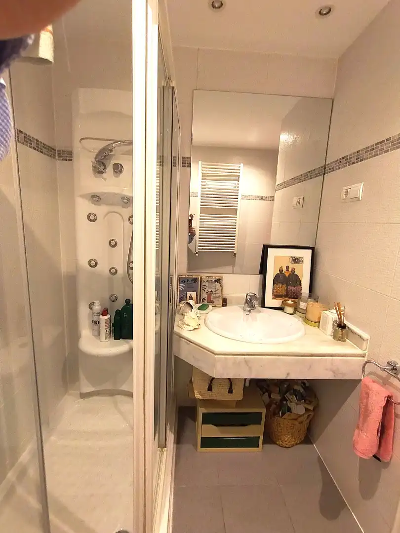 Badezimmer von Dachboden zum Verkauf in Madrid mit Terrasse, Abstellraum und Gemeinschaftspool