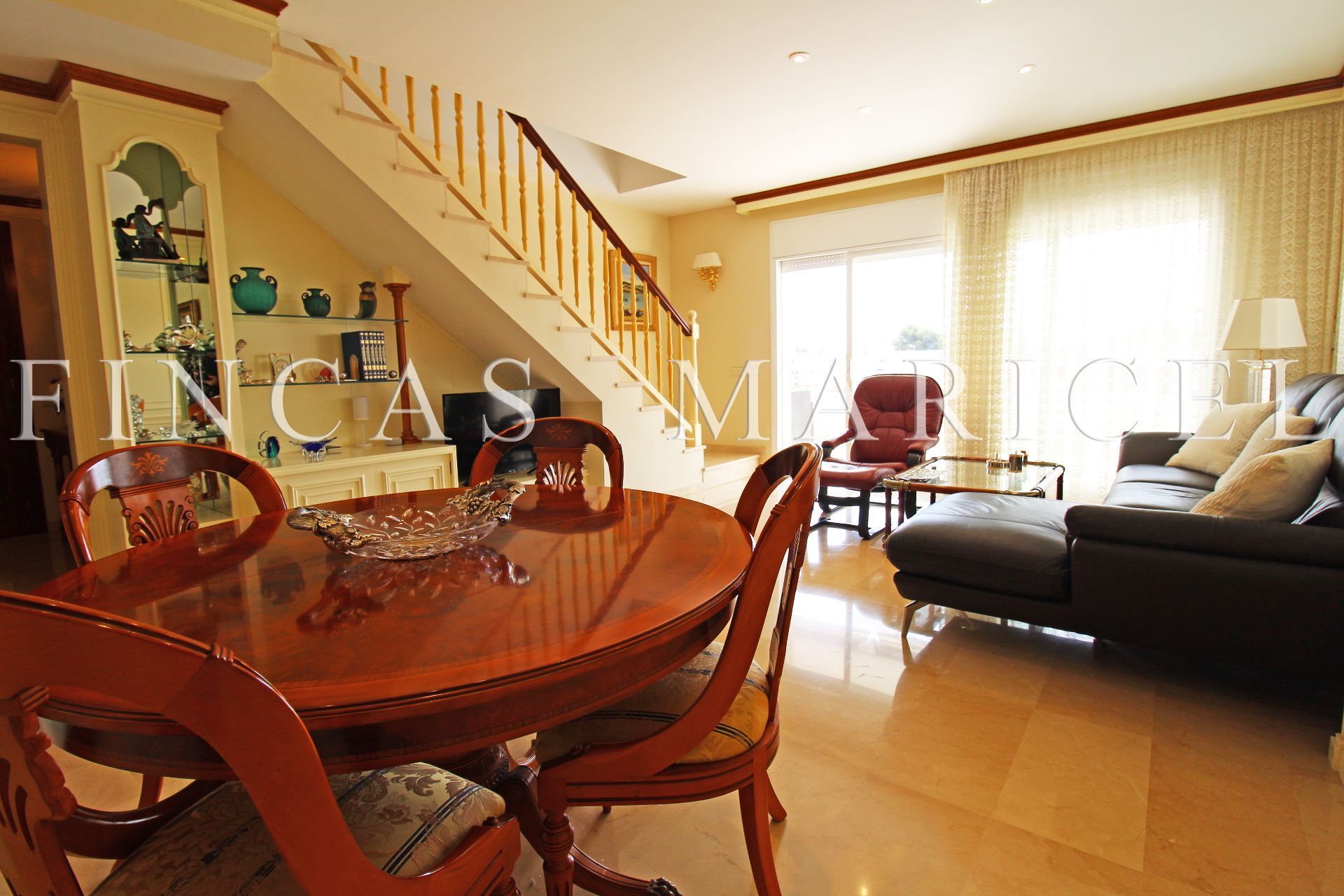 Dining room of Attic for sale in Sitges  with Air Conditioner, Heating and Terrace