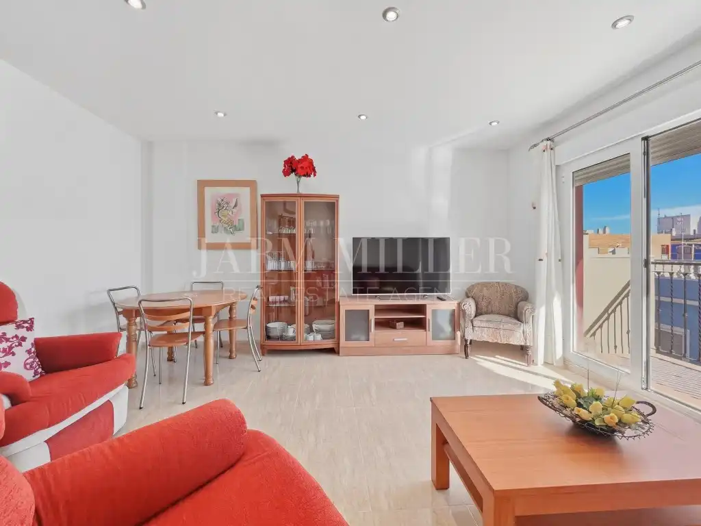 Sala de estar de Piso en venta en Los Alcázares con Aire acondicionado, Calefacción y Amueblado