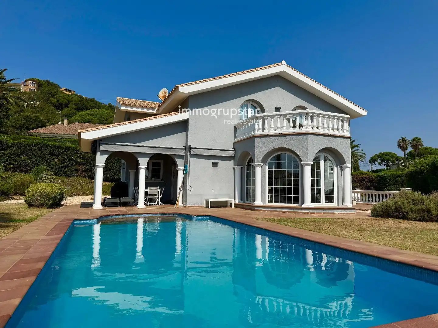 Vista exterior de Casa o chalet en venta en Calonge i Sant Antoni con Calefacción, Terraza y Piscina