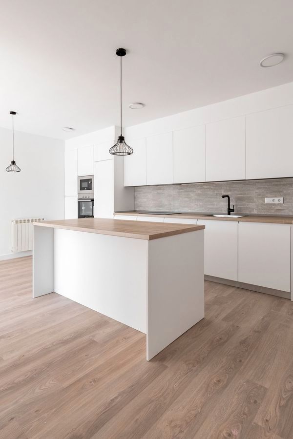 Kitchen of Flat for sale in  Madrid Capital  with Air Conditioner, Heating and Community pool