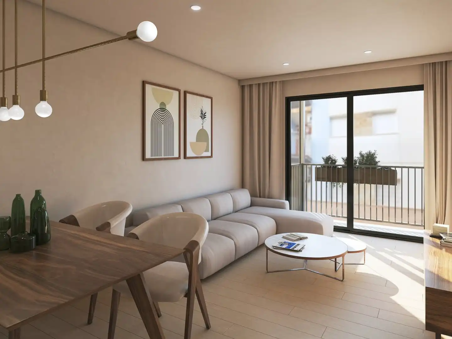 Living room of Flat for sale in Fuengirola  with Air Conditioner, Heating and Terrace