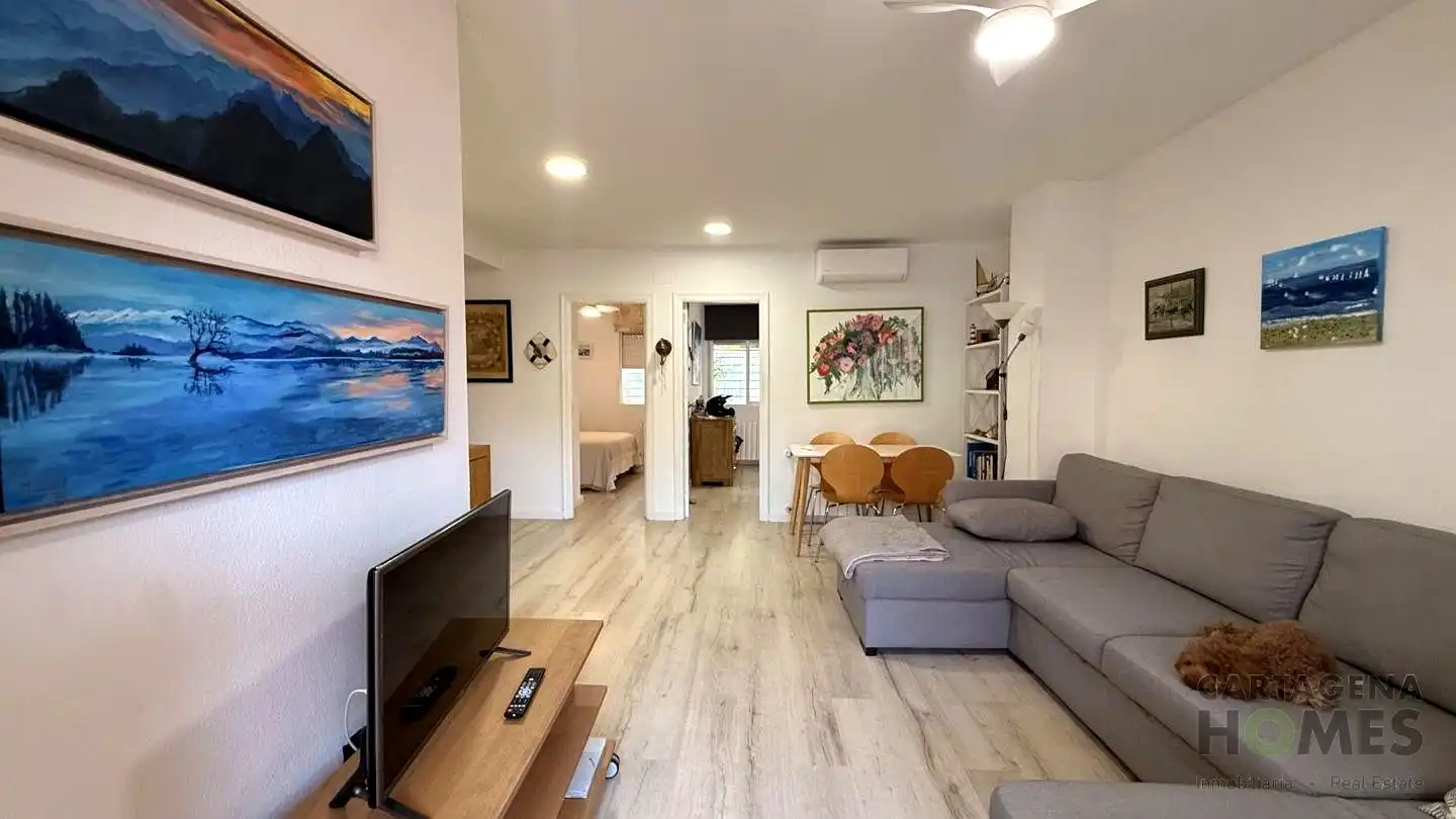 Living room of Ground floor for sale in Cartagena  with Air Conditioner, Private garden and Terrace