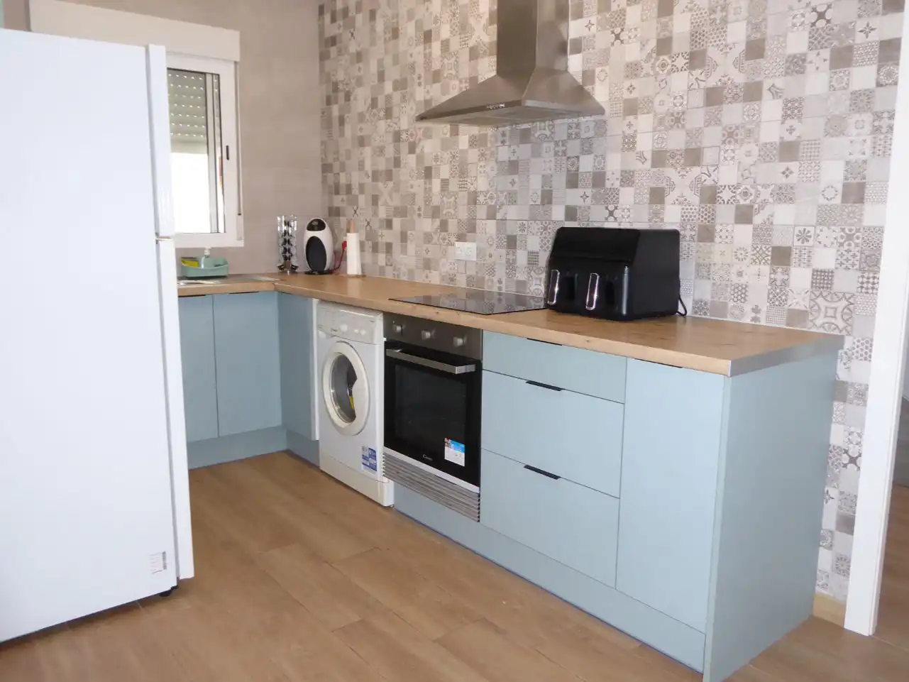 Kitchen of Flat for sale in Llíria  with Air Conditioner, Terrace and Furnished