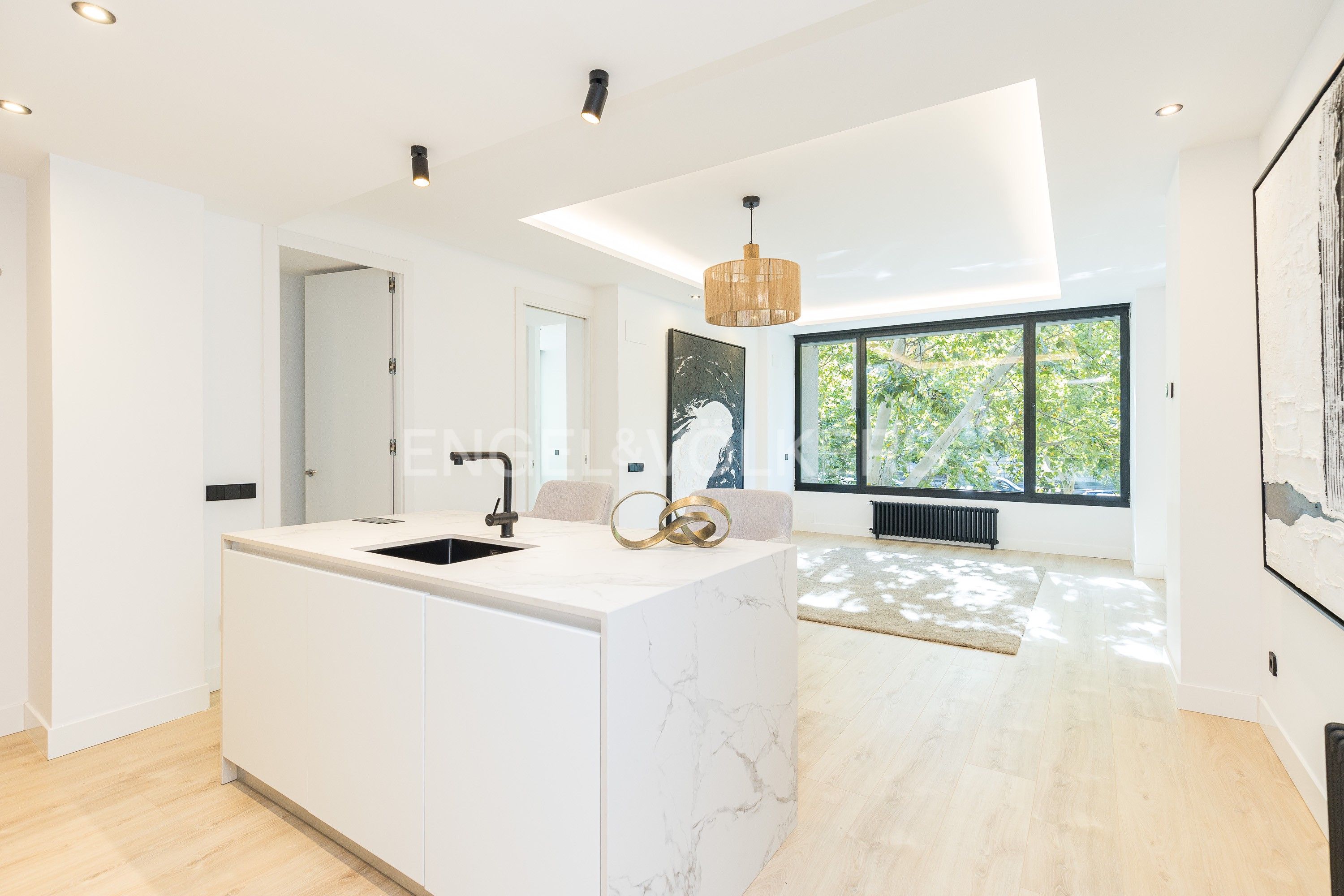 Cuina de Apartament en venda en  Madrid Capital amb Aire condicionat, Calefacció i Parquet