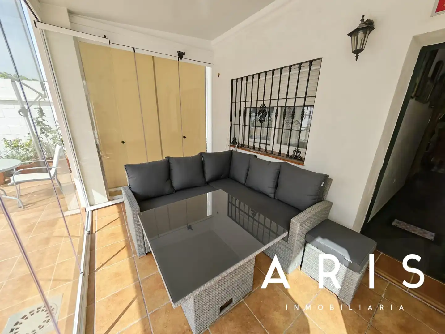 Terraza de Casa adosada en venta en Alhaurín de la Torre con Aire acondicionado y Piscina