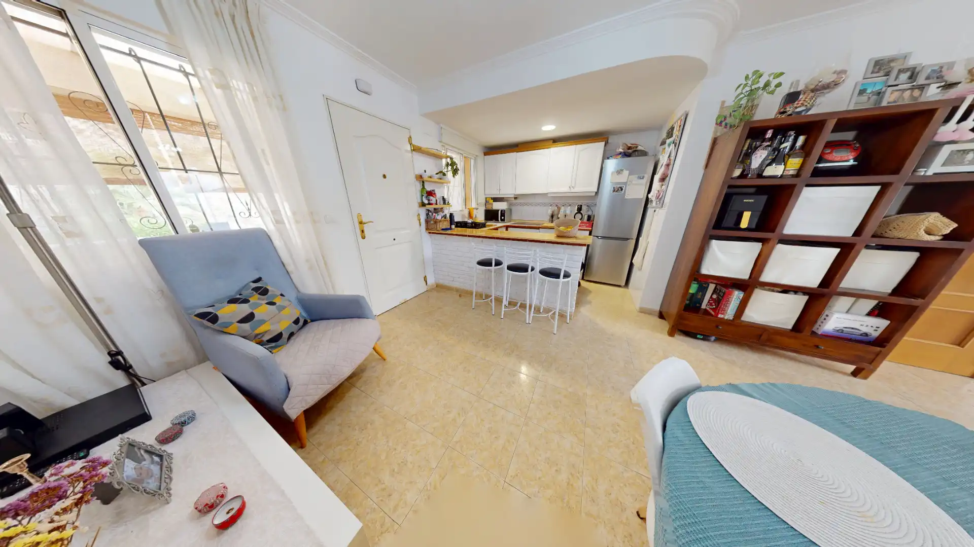 Cocina de Casa o chalet en venta en Busot con Jardín privado, Terraza y Amueblado