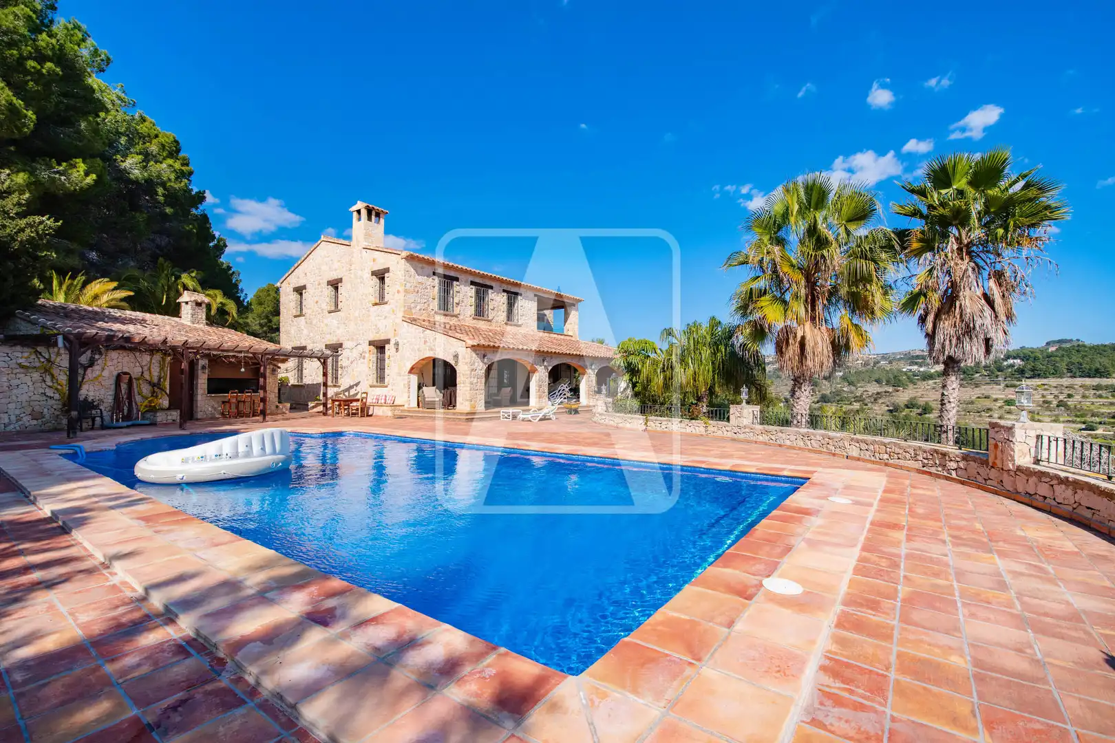 Vista exterior de Finca rústica en venta en Benissa con Calefacción, Jardín privado y Terraza